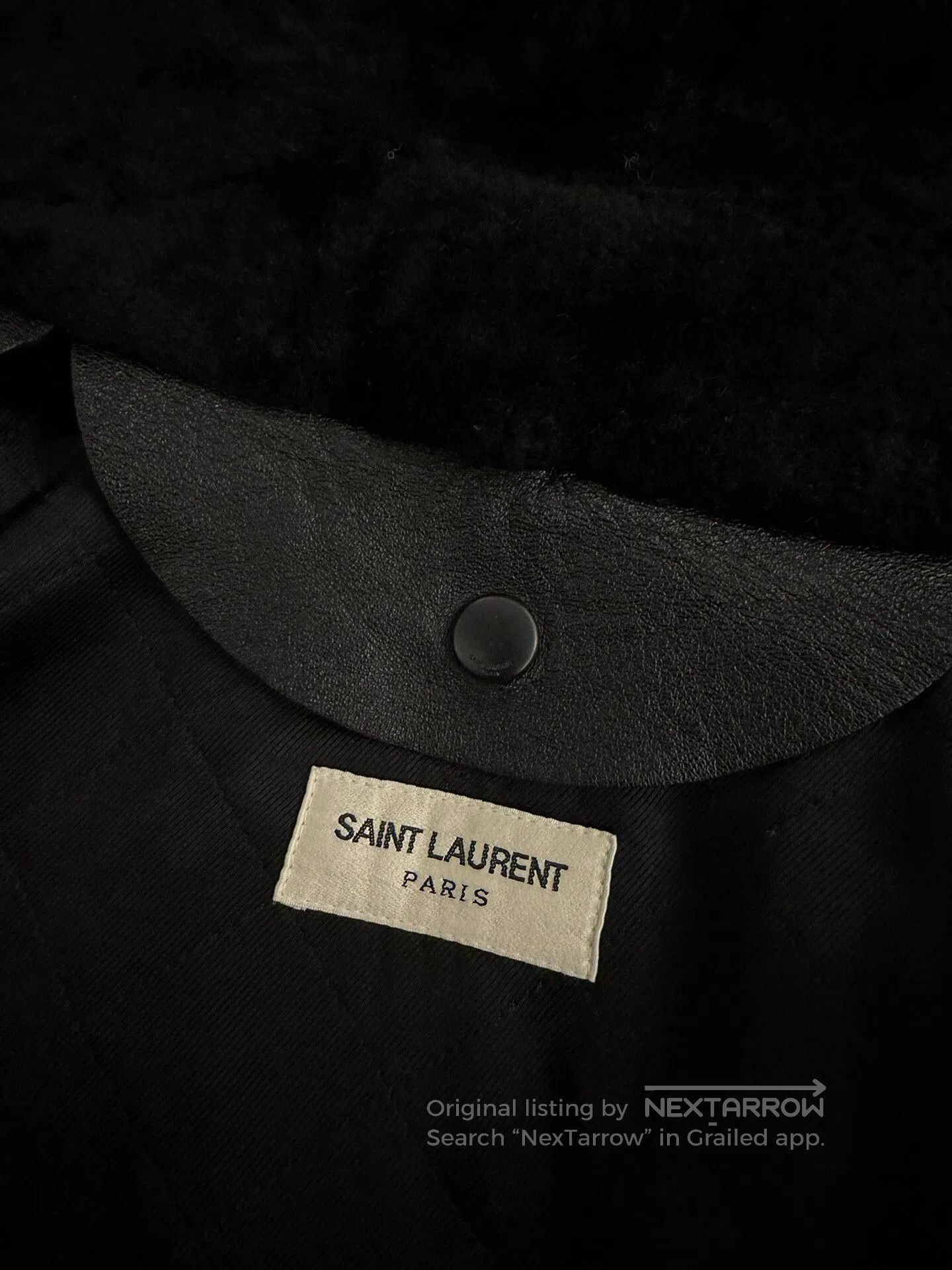 Saint Laurent Paris Saint Laurent Heavy Wool Collar Jacket. Size US L / EU 52-54 / 3 - 7 Thumbnail