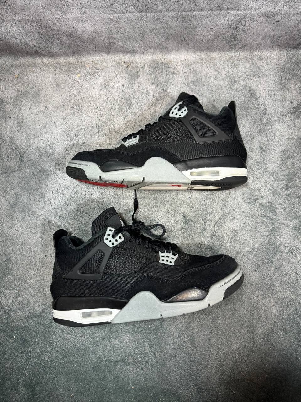 Jordan Brand Size 9 | Jordan 4 Black Canvas With Box | Pre-Owned Size US 9 / EU 42 - 7 Thumbnail
