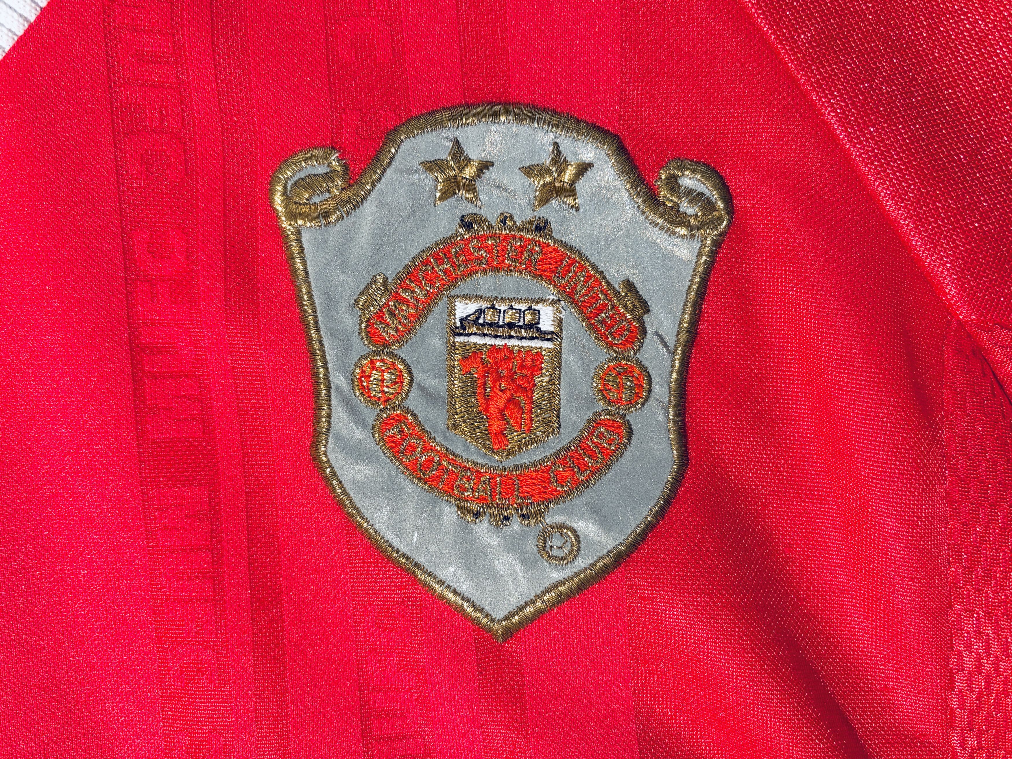 Umbro Manchester United UCL Treble Winners Home Jersey 1999 LS Size US M / EU 48-50 / 2 - 9 Thumbnail