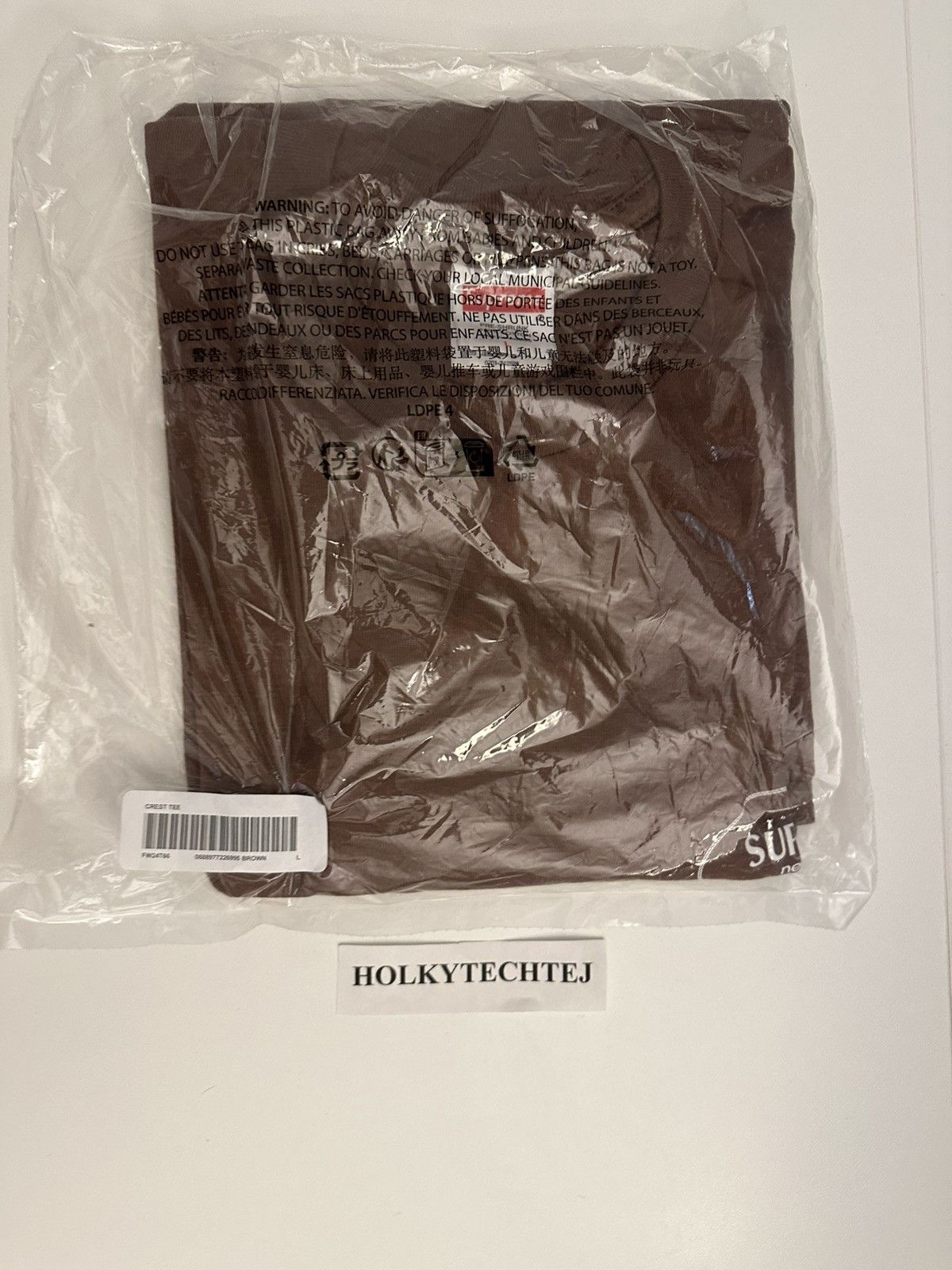 Supreme Supreme Crest Tee Size US L / EU 52-54 / 3 - 3 Thumbnail