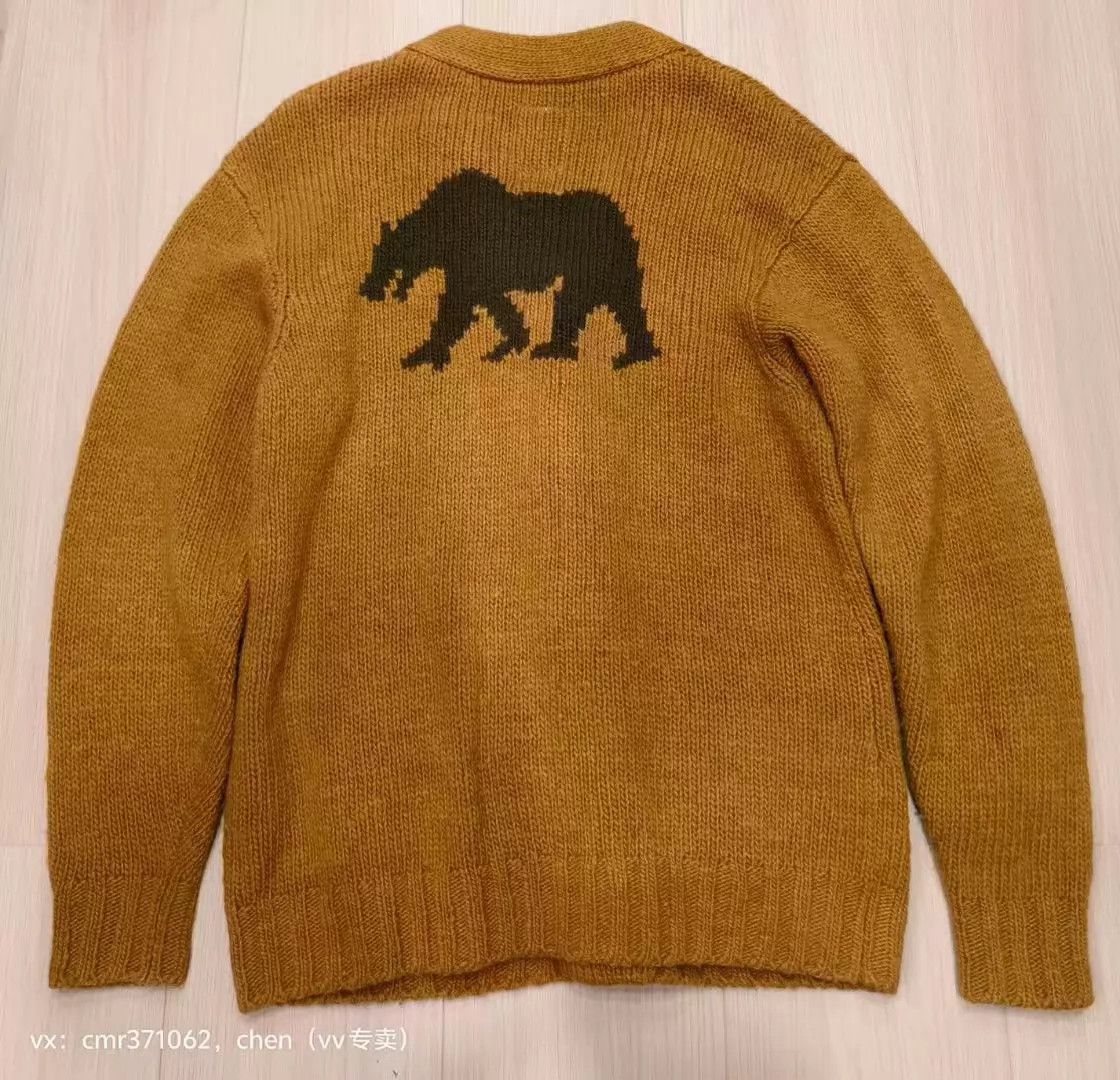 Visvim visvim 18aw spot selmer long cardigan uneven mustard 2 95new Size US M / EU 48-50 / 2 - 6 Thumbnail