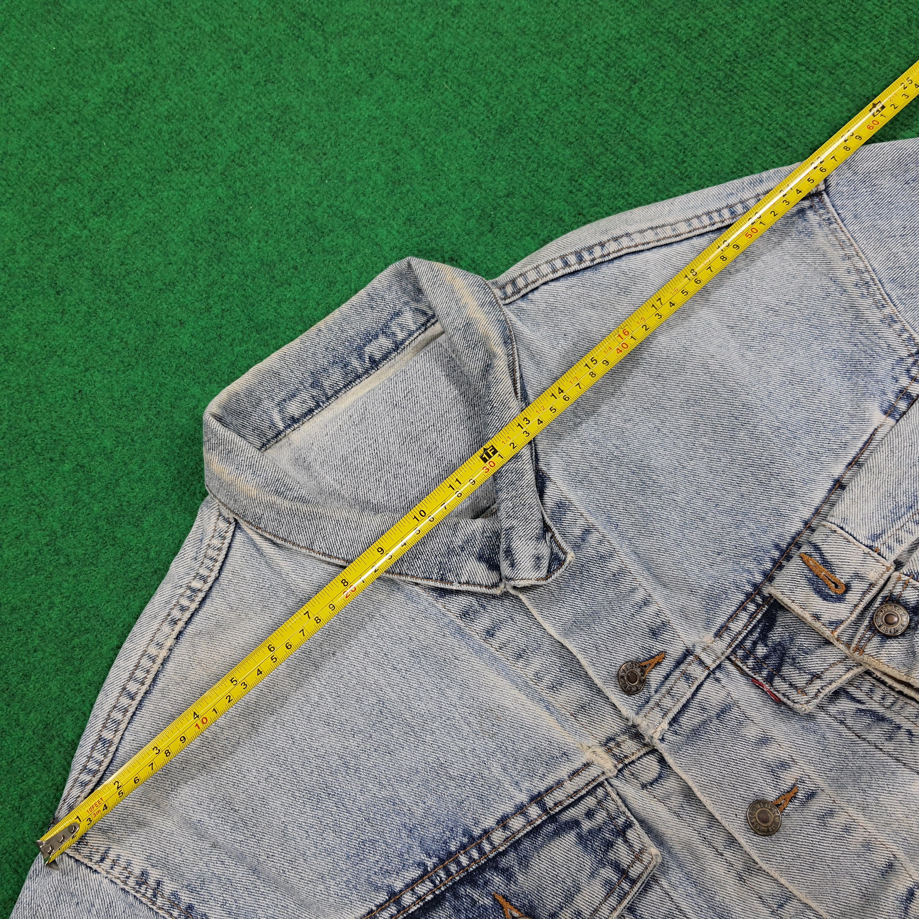 Japanese Brand × Levi's × Vintage Vintage Levi's Custom Number Nine Logo Denim Jacket Size US L / EU 52-54 / 3 - 10 Thumbnail