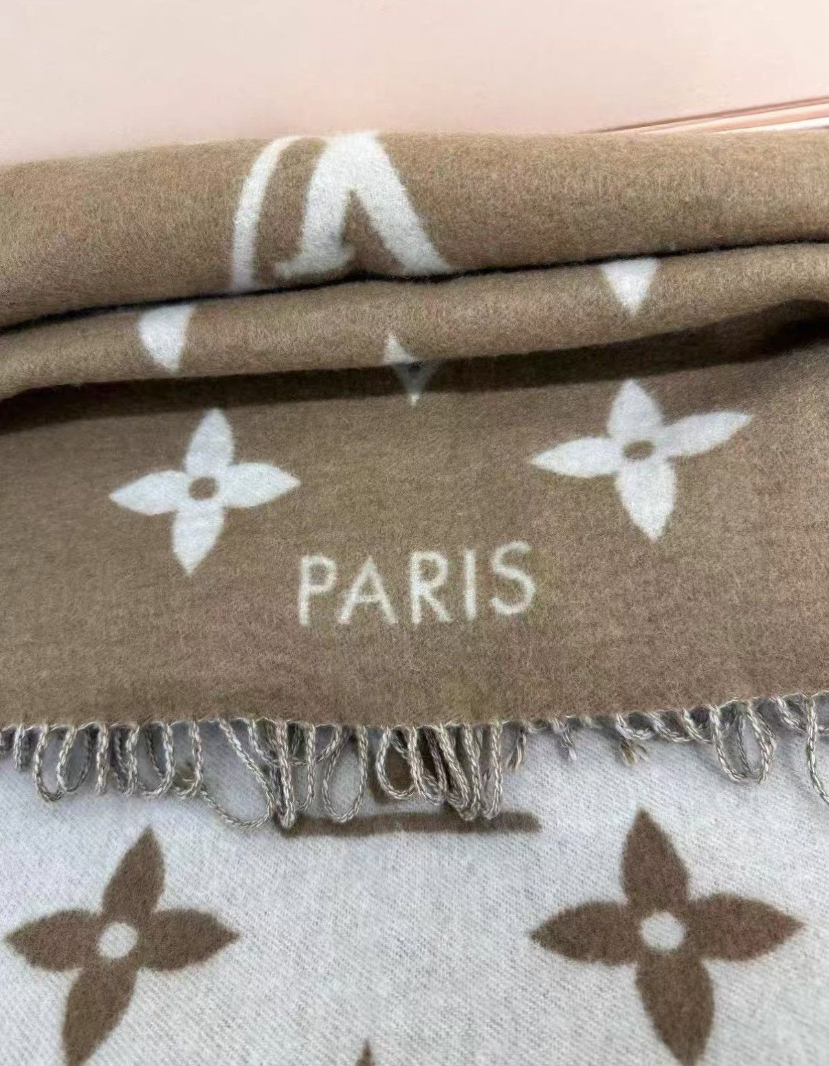 Louis Vuitton Louis Vuitton Reykjavik Reversible Cashmere Fringe Scarf J38 Size ONE SIZE - 4 Thumbnail