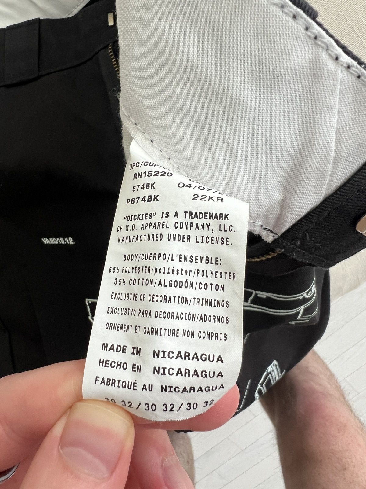 Dickies × Virgil Abloh Virgil Abloh Brooklyn Museum FOS Registrar Pants Size 30x32 Size US 30 / EU 46 - 3 Thumbnail