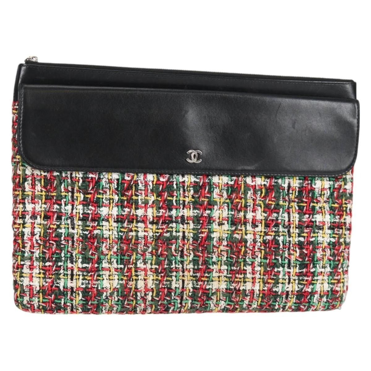 Chanel Chanel Tweed Clutch Size ONE SIZE - 1 Thumbnail