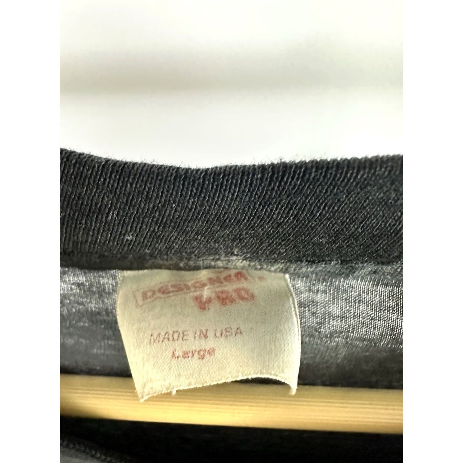 Vintage VTG 80s Miller Beer Draft Super Paper Thin Burnout Worn Alcohol T-Shirt L Mens Black Shirt Distressed 90s Grunge Theme Size US L / EU 52-54 / 3 - 3 Thumbnail