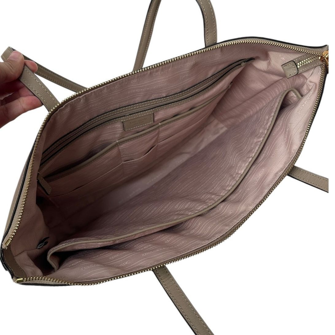 Kate Spade Kate Spade Bleecker Large Zip-top Tote bag in Timeless Taupe Size ONE SIZE - 2 Thumbnail