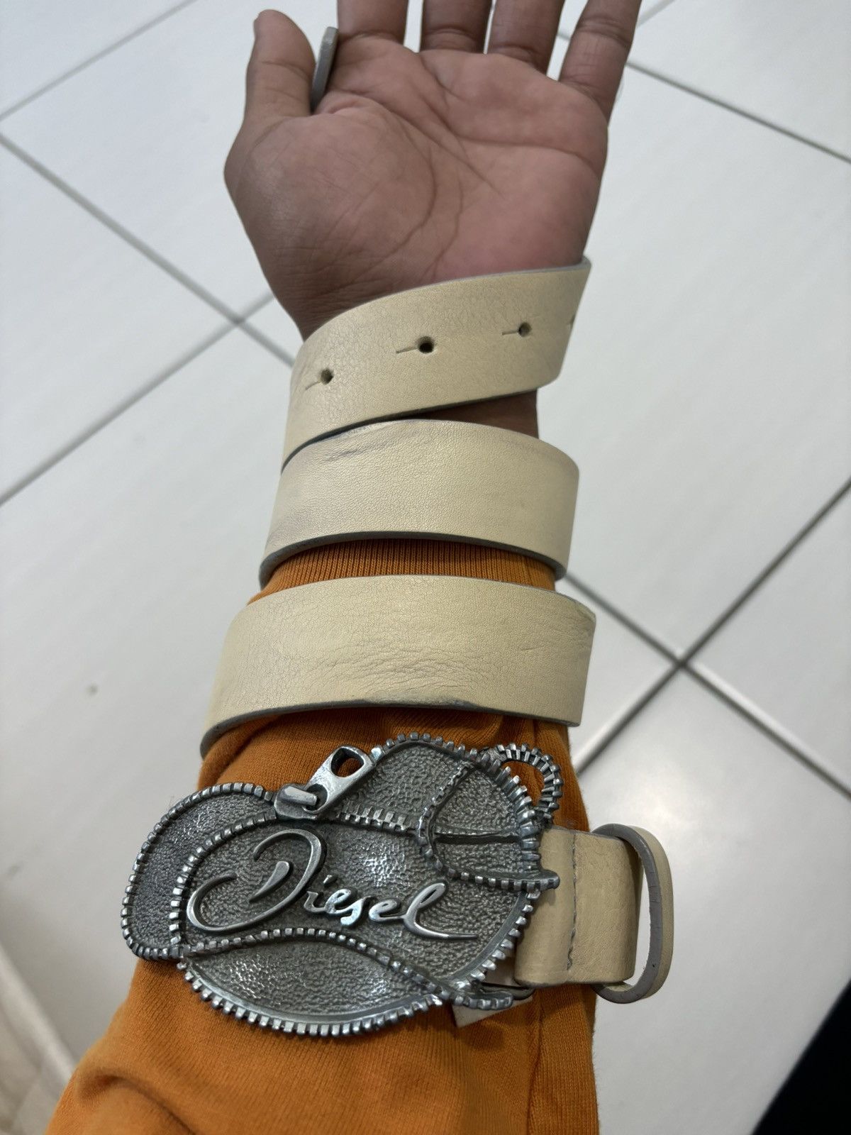 Diesel × Diesel Black Gold Diesel belts buckle Size 34 - 1 Thumbnail