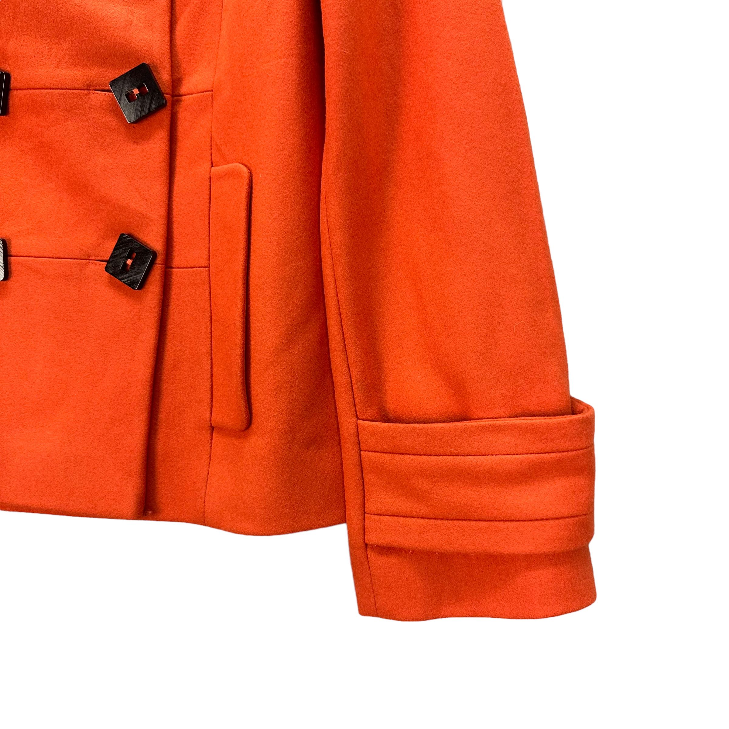 French Connection FRENCH CONNECTION ORANGE WOOL COAT #8039-198 Size S / US 4 / IT 40 - 5 Thumbnail