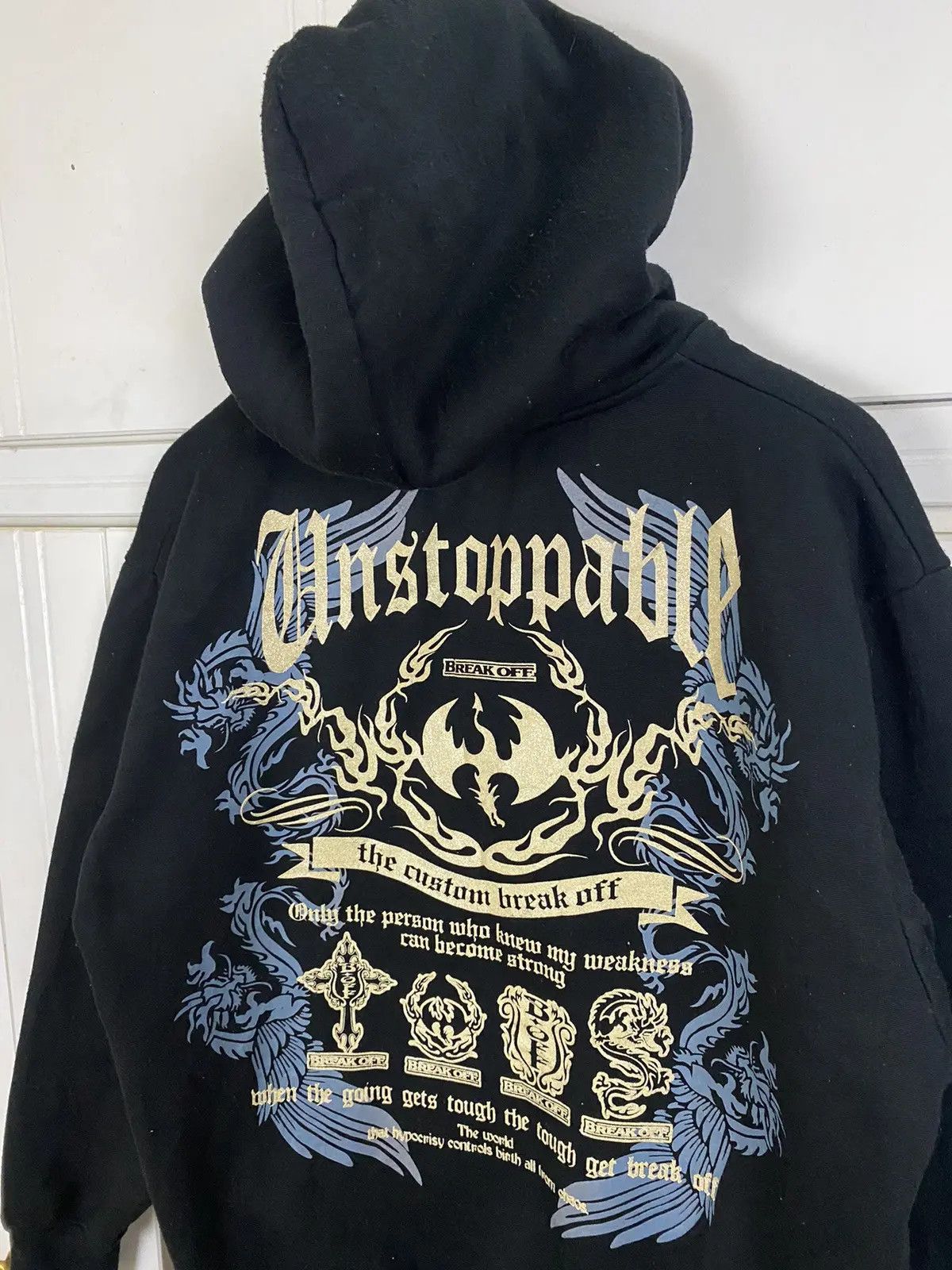 Japanese Brand × Vintage Vintage Break Off Dragon Hoodie Size US L / EU 52-54 / 3 - 2 Thumbnail