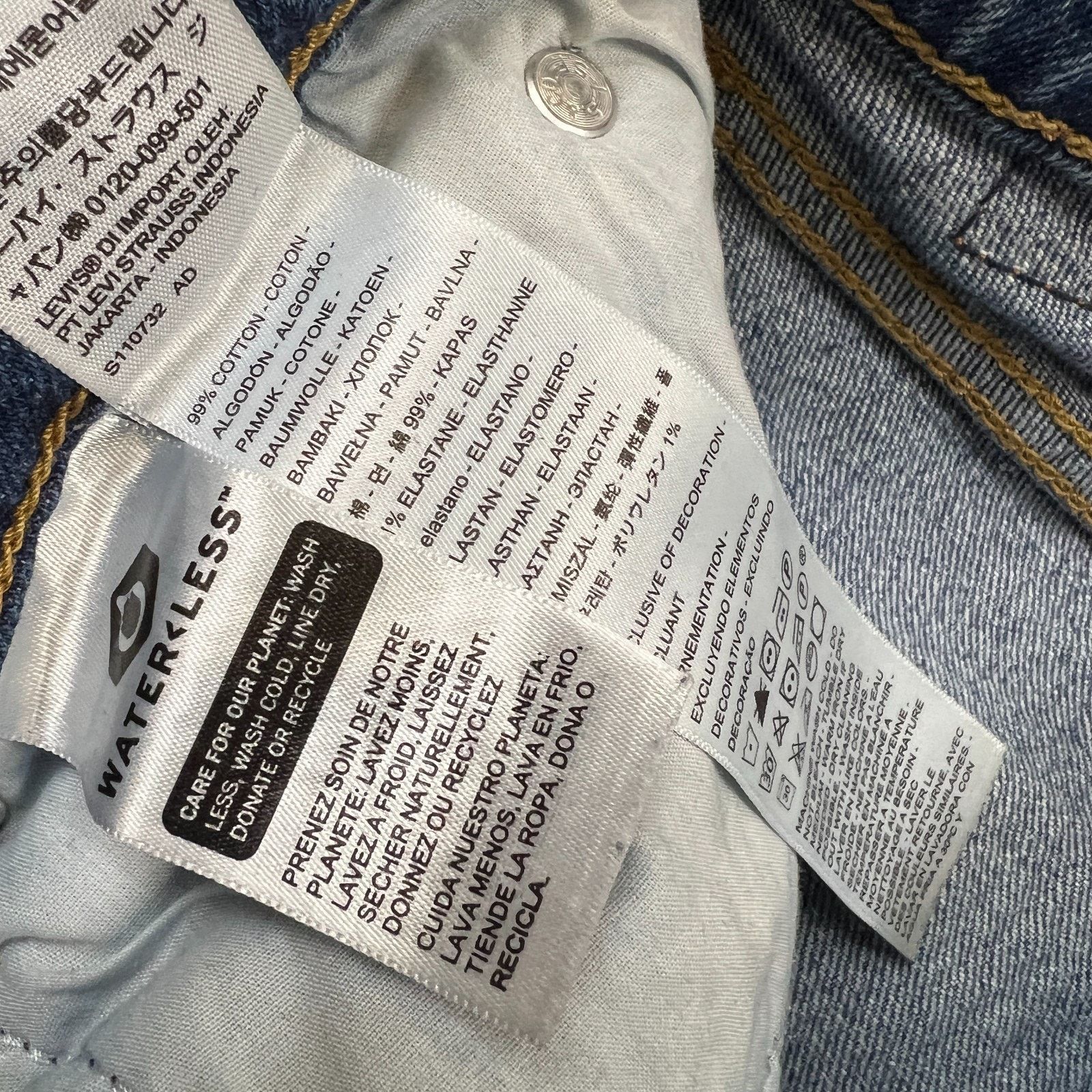Levi's Levi's 70s High Flare Jeans Womens 31x24 Distressed Denim Size 31" - 11 Thumbnail