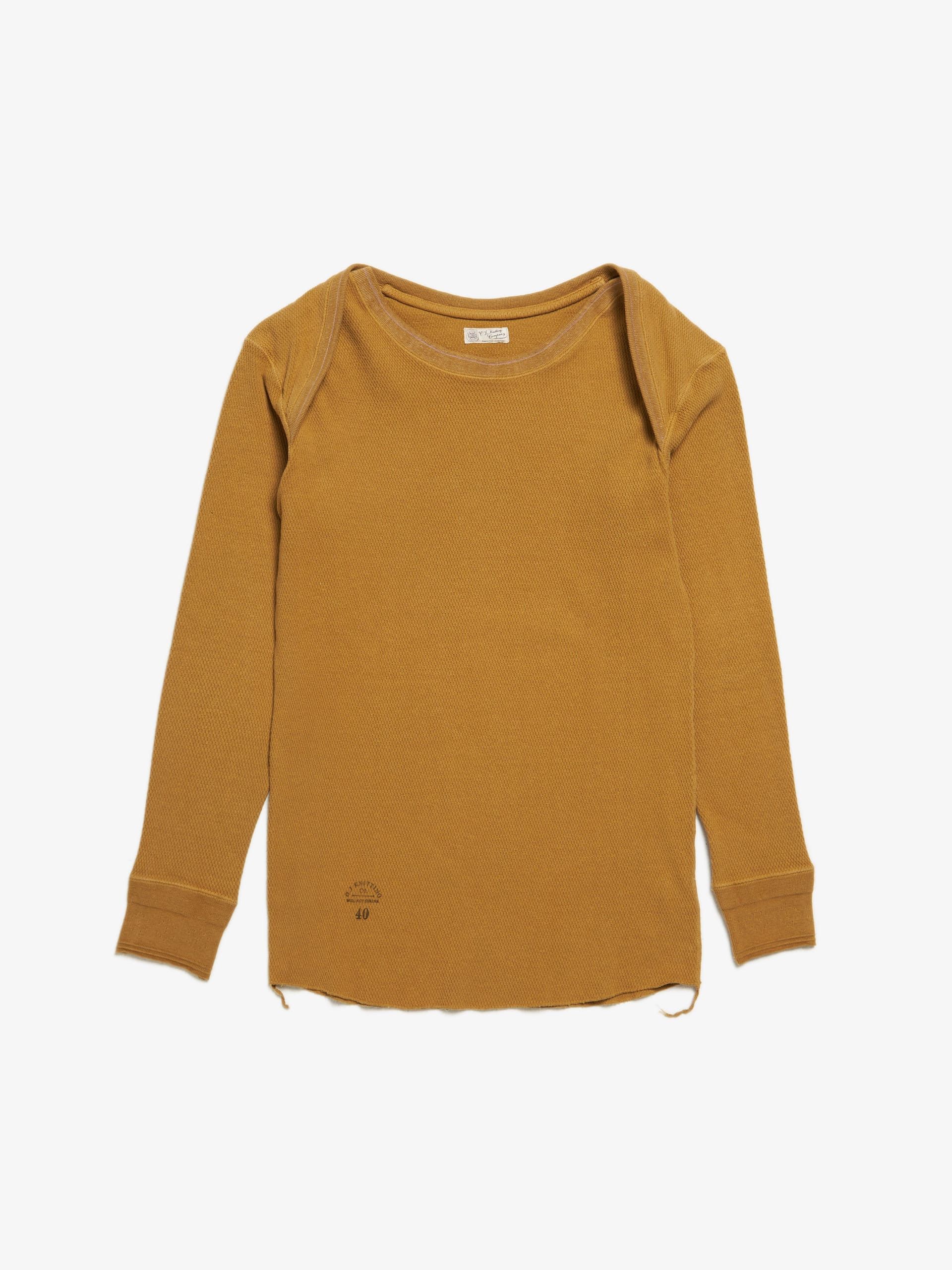 image of Old Joe Mustard Knitted Longsleeve, Men's (Size Large)