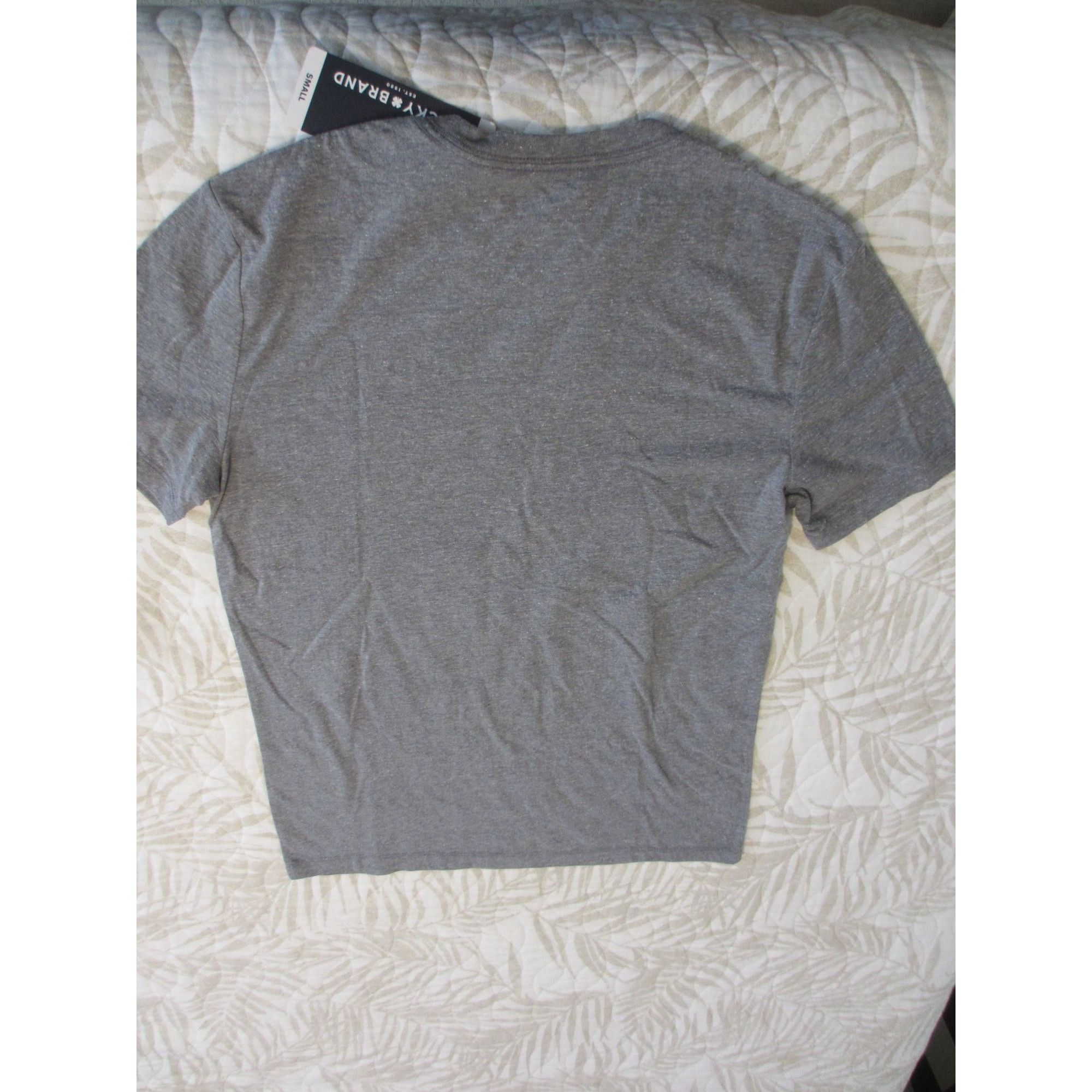 Lucky Brand LUCKY BRAND GREY TSHIRT SMALL Size US S / EU 44-46 / 1 - 3 Thumbnail