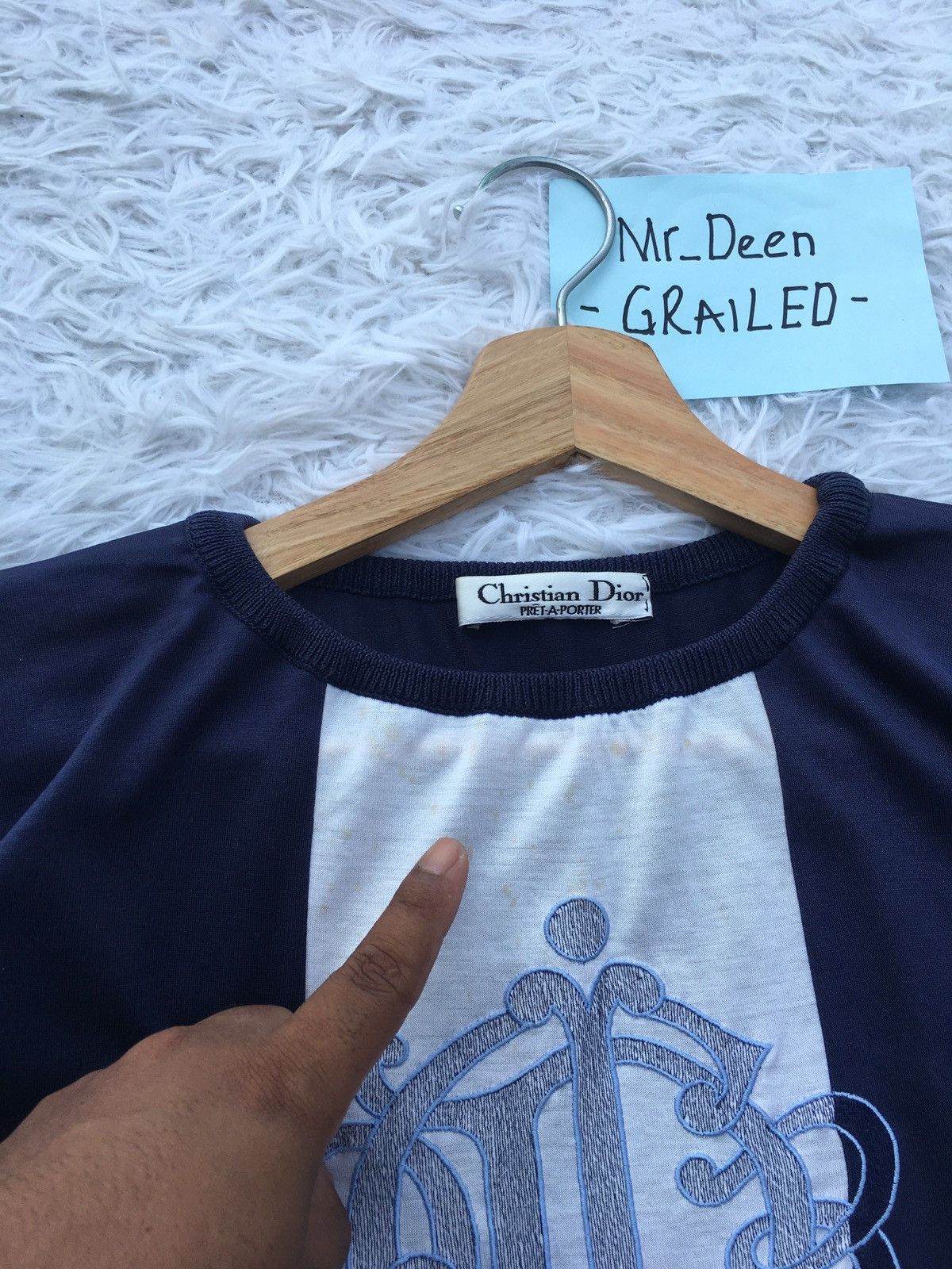 Christian Dior Monsieur Rare Vintage Christian Dior Pret-A-Porter Tshirt Size S / US 4 / IT 40 - 11 Thumbnail