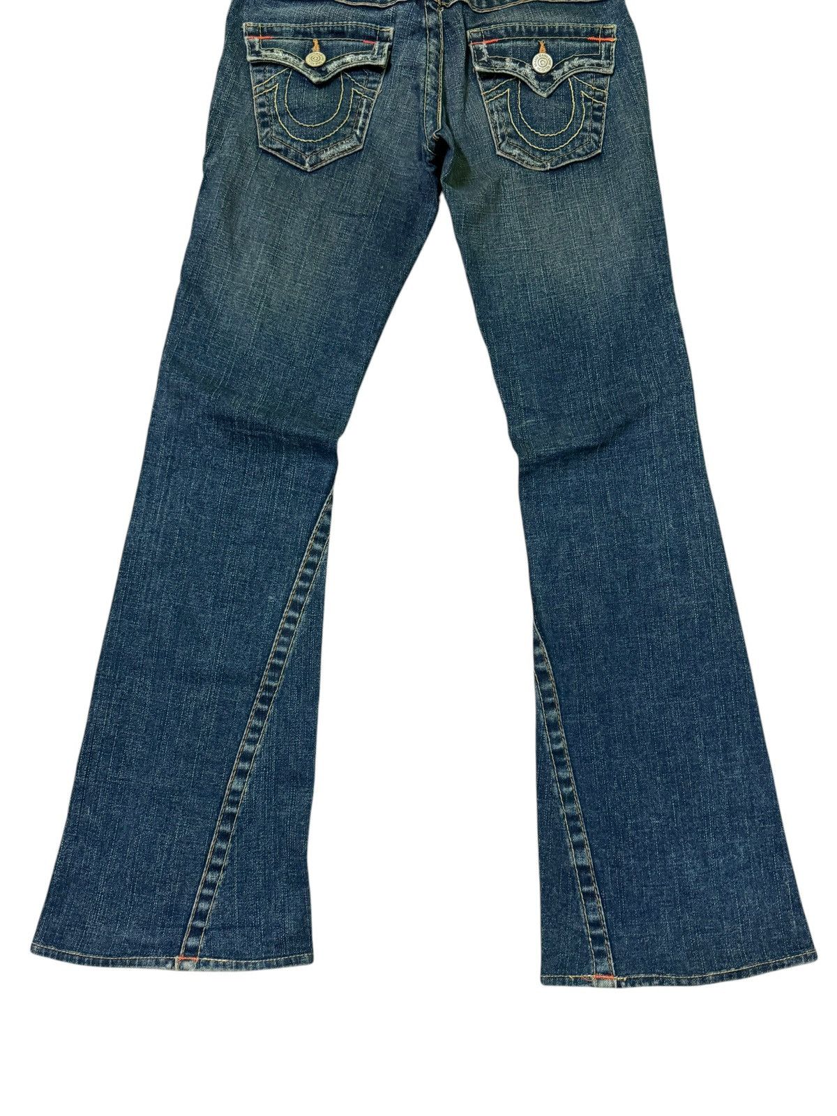 True Religion Flared TRUE RELIGION Distressed Low Rise Bootcut Size US 27 - 11 Thumbnail