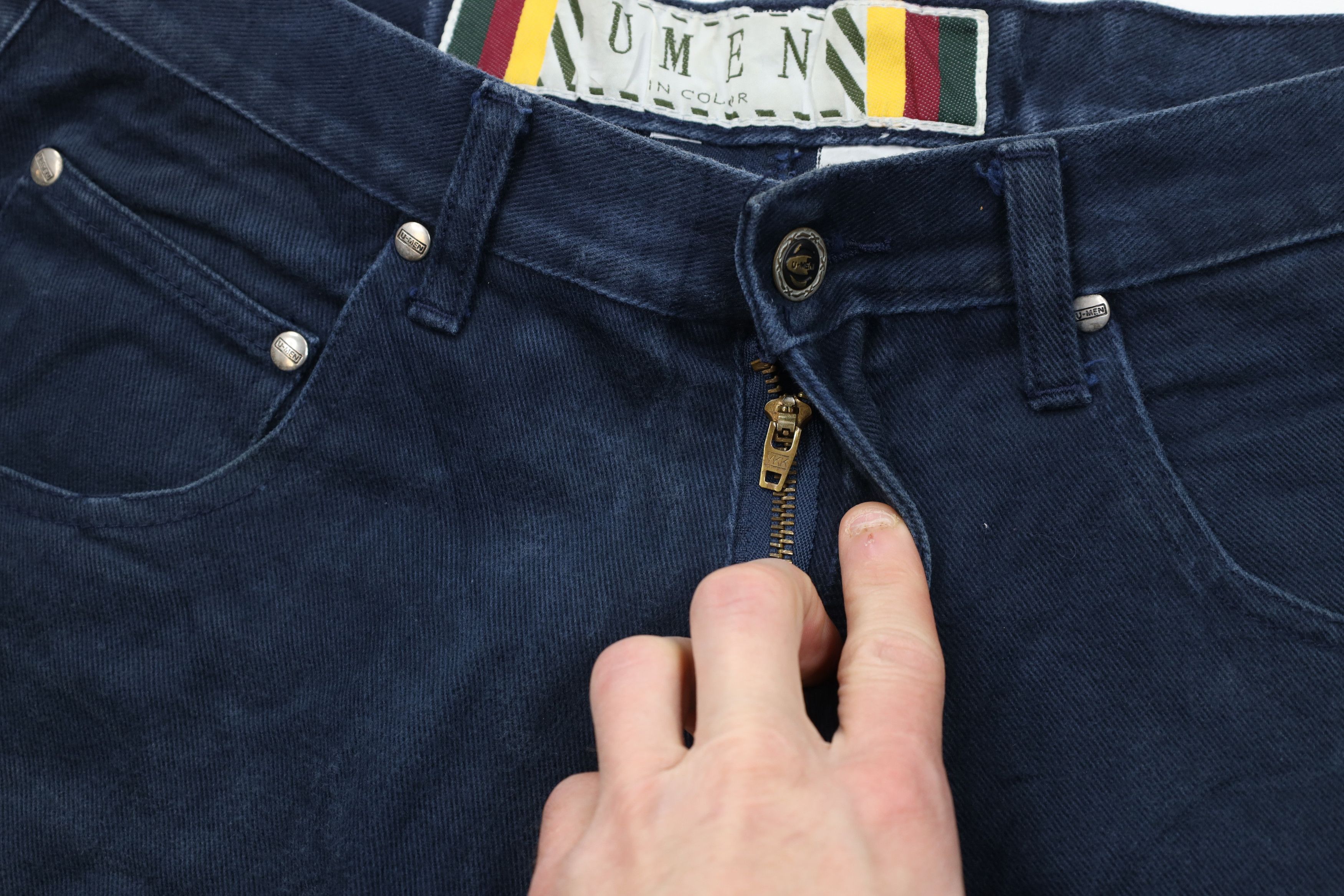 Vintage Vintage 90s Streetwear Pocket Skateboard Denim Shorts Blue Size US 32 / EU 48 - 7 Thumbnail