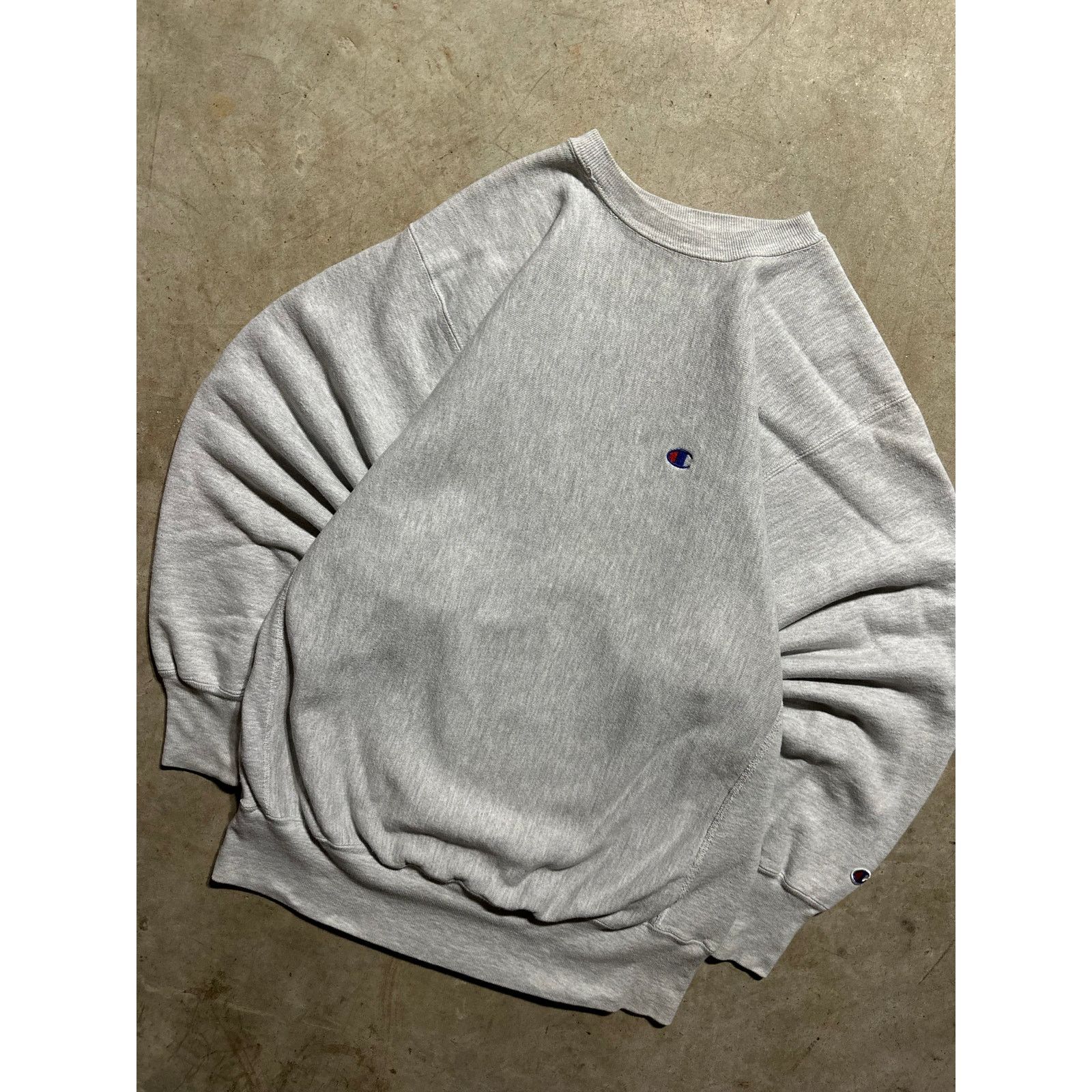 Champion × Vintage Vintage 1990's Heather Gray Champion Reverse Weave Large USA Size US L / EU 52-54 / 3 - 2 Thumbnail