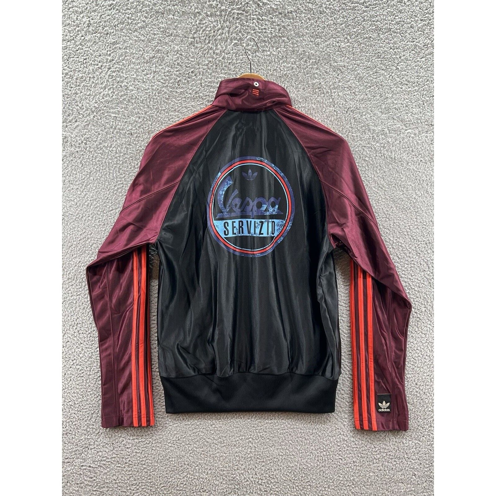 Adidas Adidas Vespa Sevizio Maroon Sample Track Jacket FW10 Size 50 Grailed