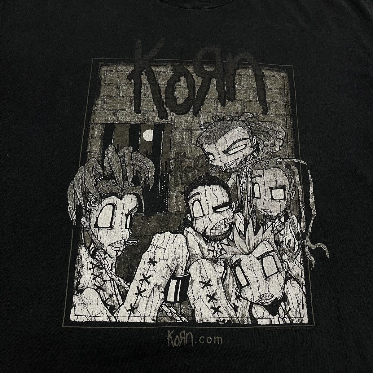 Vintage Korn Sick and Twisted 2000 Tour Black T-Shirt Y2K Vintage Size US L / EU 52-54 / 3 - 2 Thumbnail