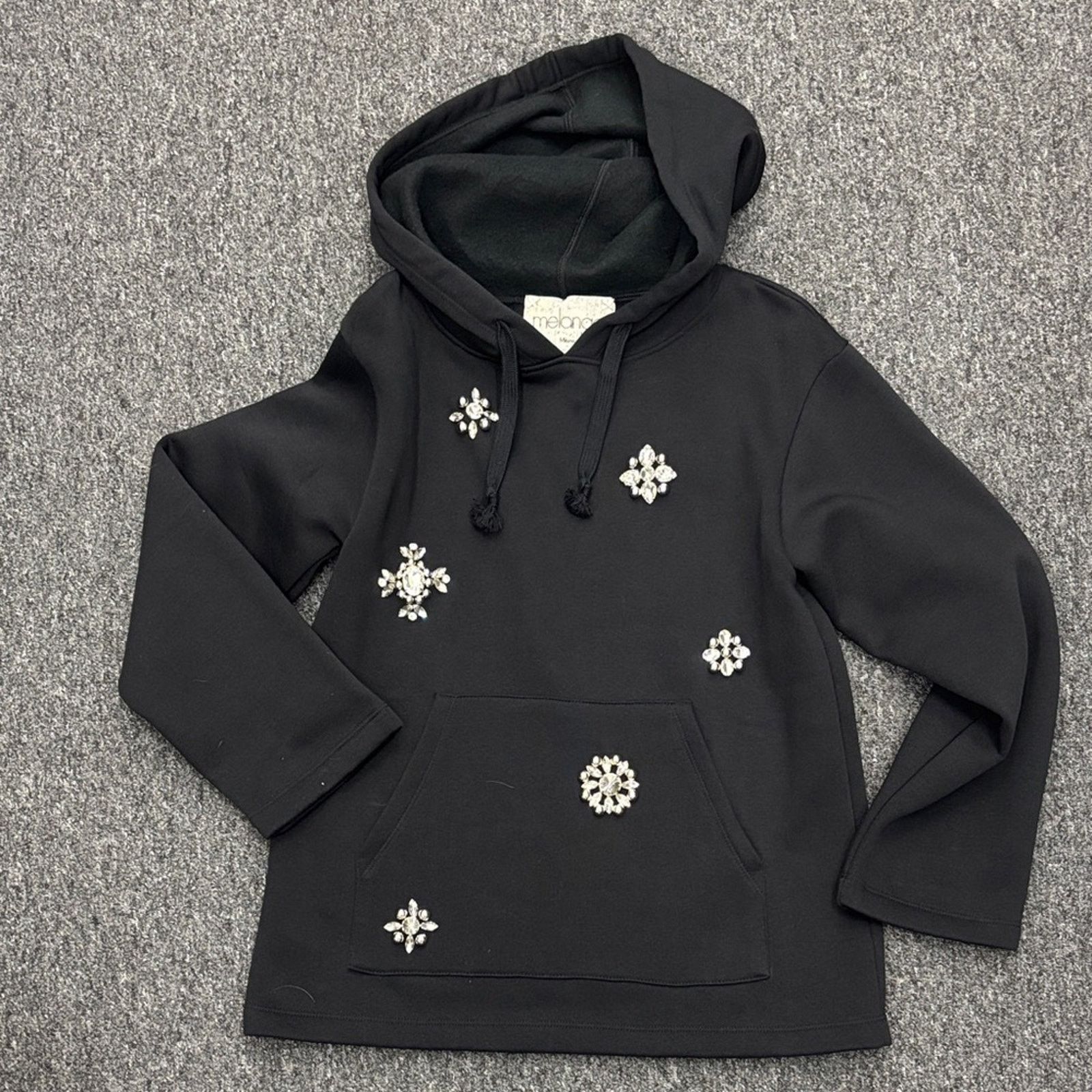 Other NWT Melange Black Embellished Hoodie Sweater Size S Size US S / EU 44-46 / 1 - 1 Thumbnail