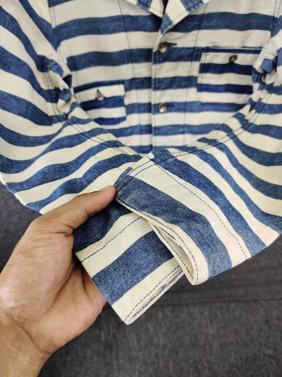 Vintage Vintage Gaijin Made Stripe Jacket Size US M / EU 48-50 / 2 - 9 Thumbnail