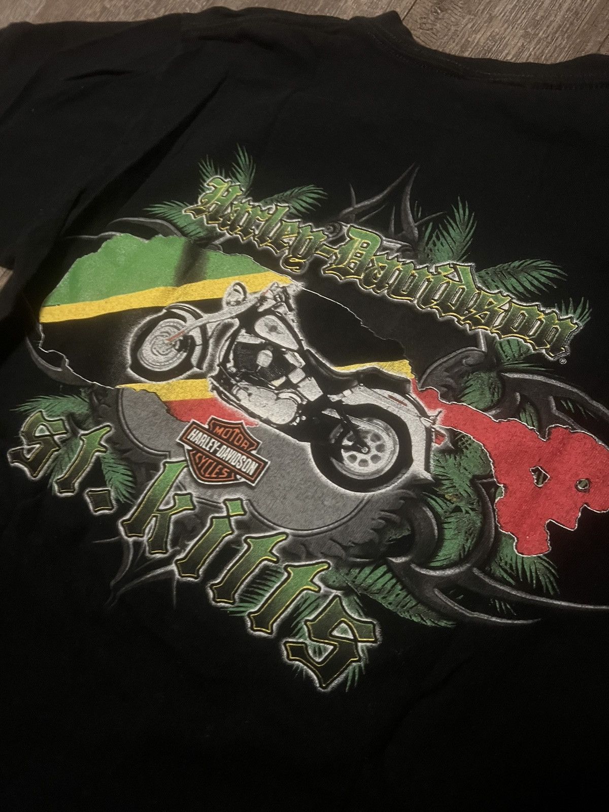Harley Davidson Vintage Harley Davidson Caribbean St Kitts Shirt size Medium Size US M / EU 48-50 / 2 - 4 Thumbnail