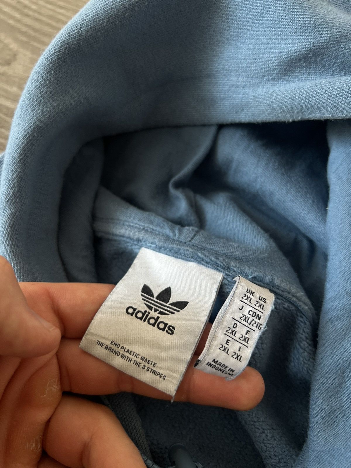 Adidas ‼️Adidas Adventure EQT Big Logo Regular Hood Hoodie ‼️ Size US XXL / EU 58 / 5 - 17 Thumbnail