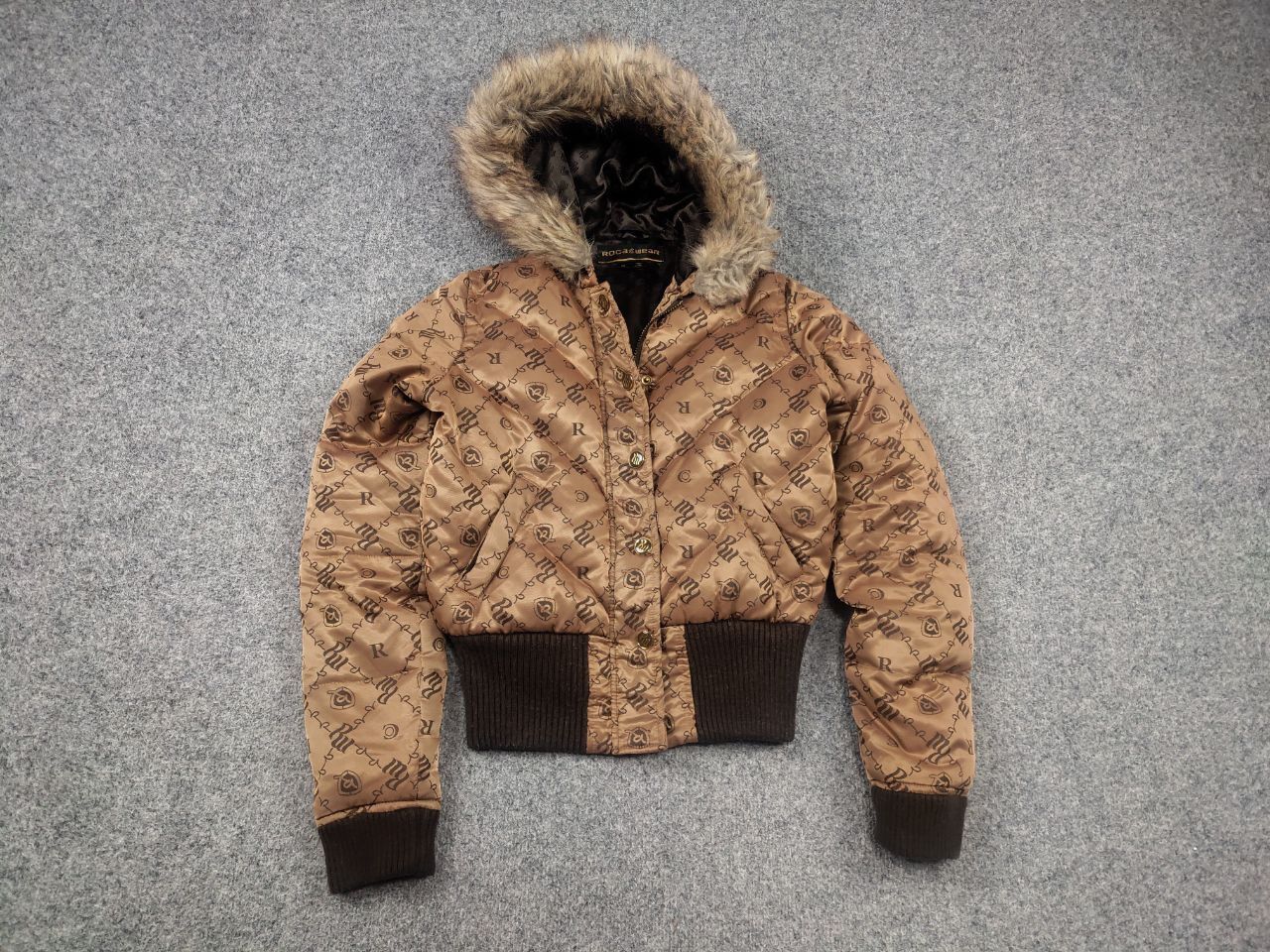 Rocawear Vintage y2k Rocawear Fur Cropped Jacket LGB if six was nine Size XS / US 0-2 / IT 36-38 - 2 Thumbnail