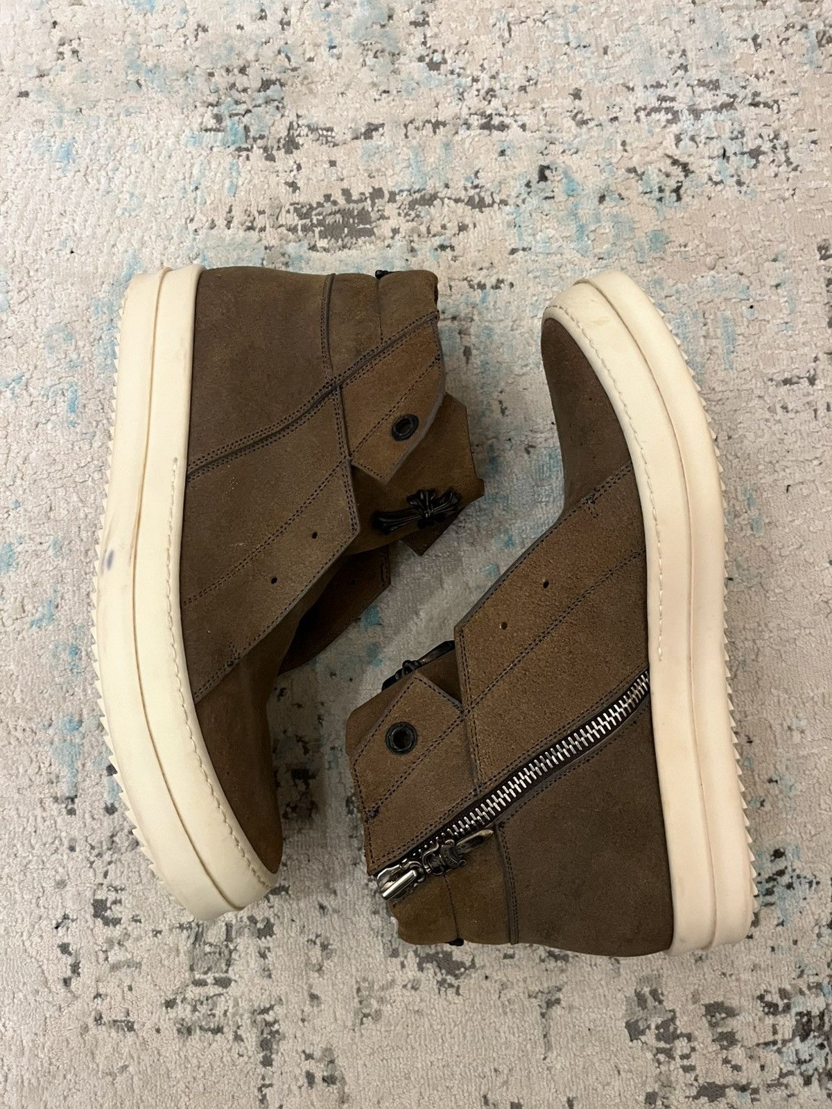 Rick Owens Pony fur island dunk