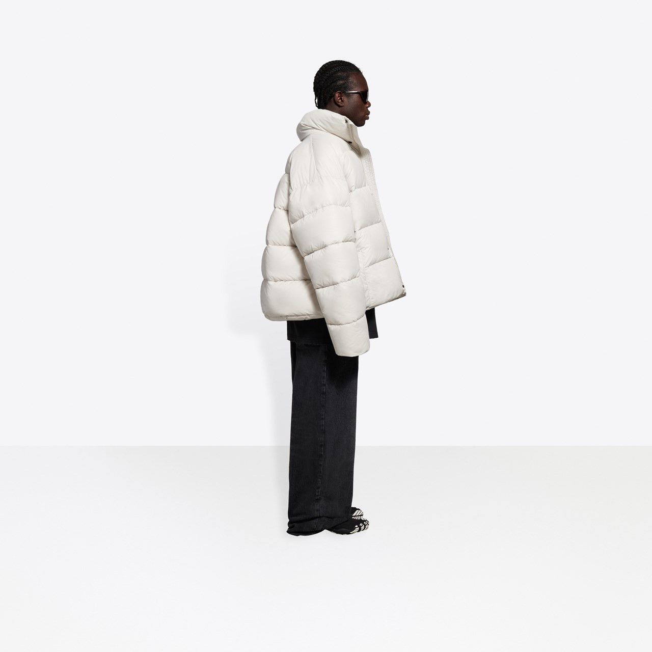 Balenciaga o1mt1gz0325 BB Puffer Jacket in White Size US L / EU 52-54 / 3 - 4 Thumbnail