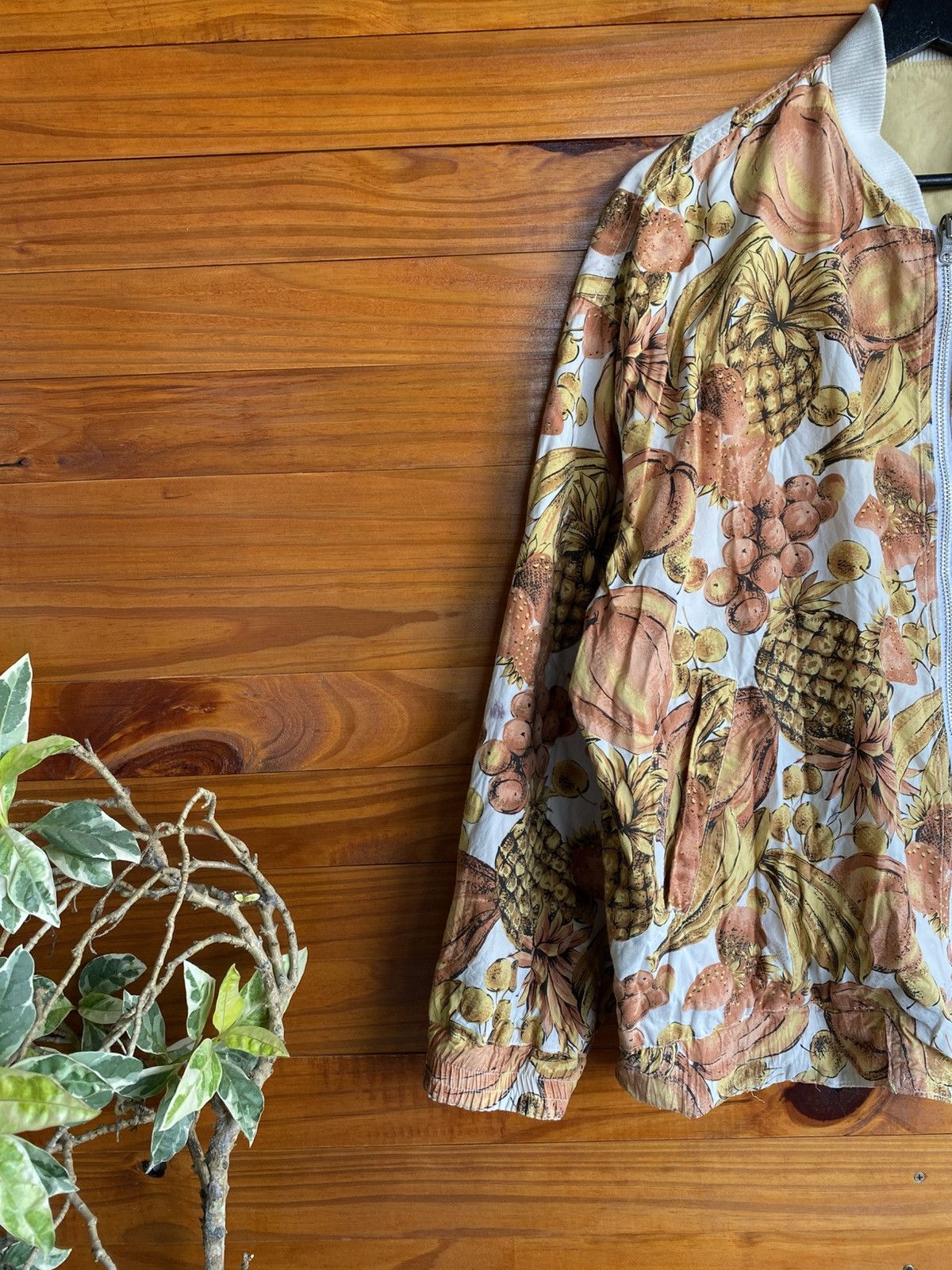 Issey Miyake Vintage HAI Sporting Gear Reversible Fruit Print Jacket Size US M / EU 48-50 / 2 - 16 Thumbnail