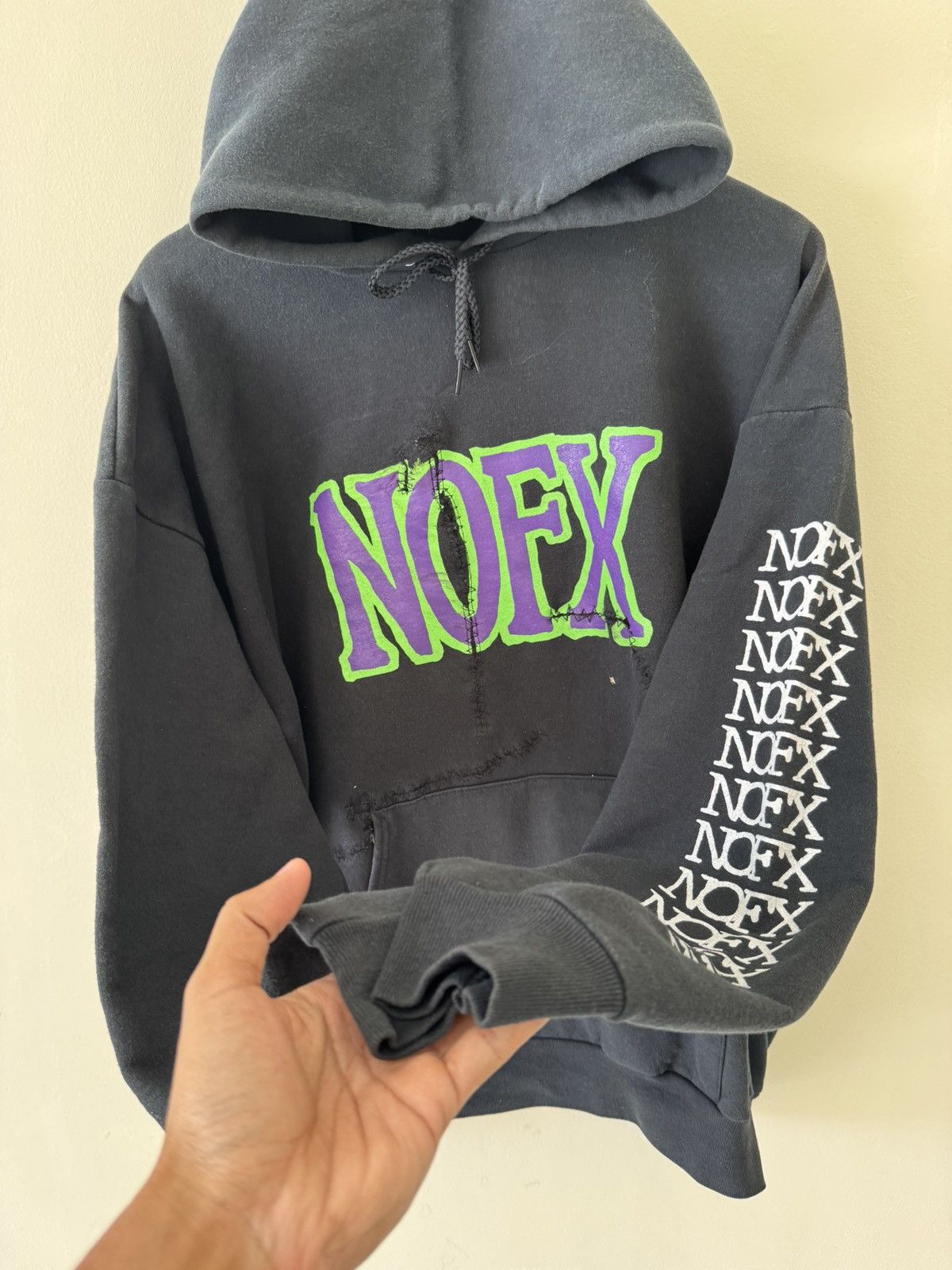 Band Tees VINTAGE 90’S NOFX FAT WRECK CHORDS HOODIE Size US XL / EU 56 / 4 - 4 Thumbnail