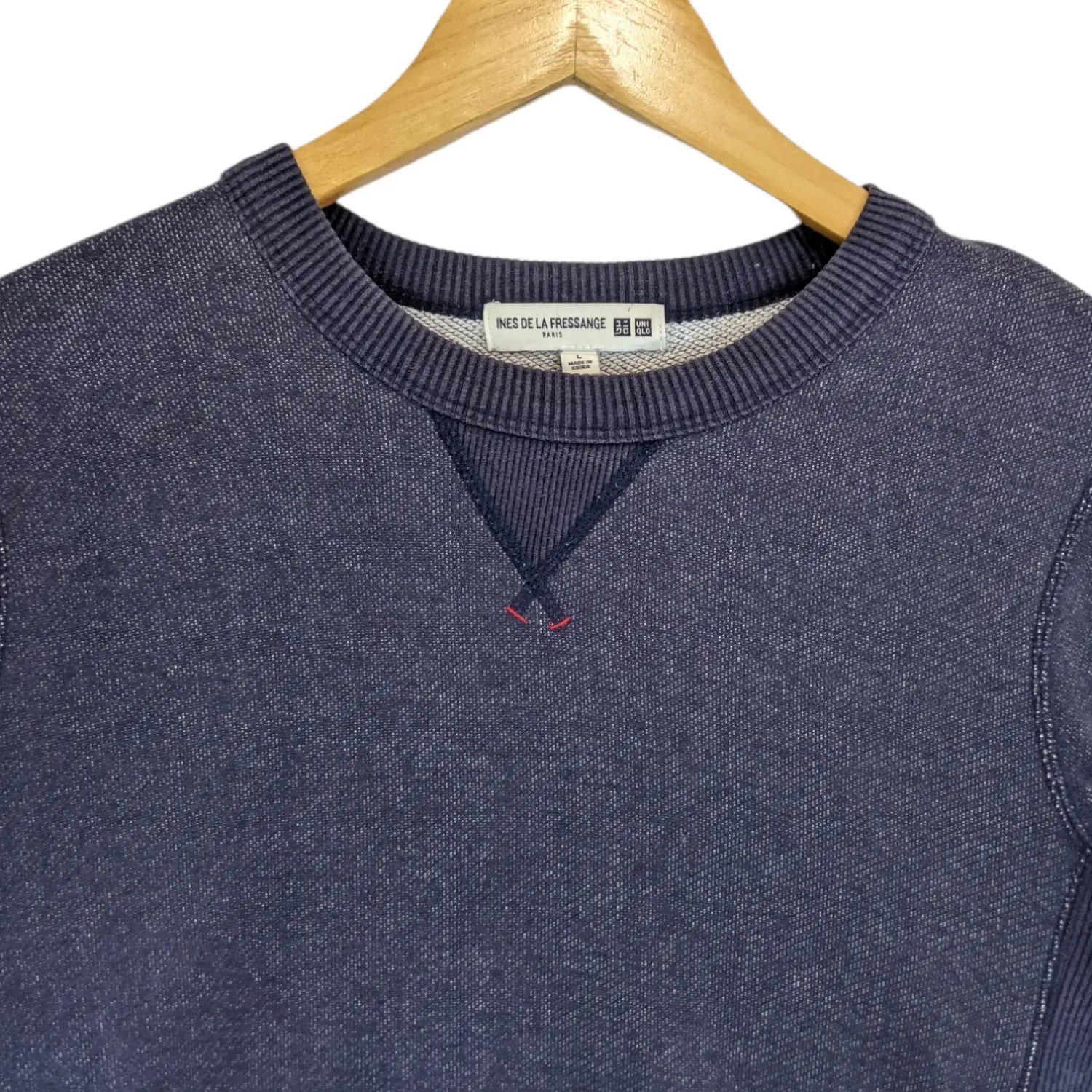 Japanese Brand × Uniqlo UNIQLO x Ines De La Fressange Reverse Weave Style Jumper Size M / US 6-8 / IT 42-44 - 4 Thumbnail