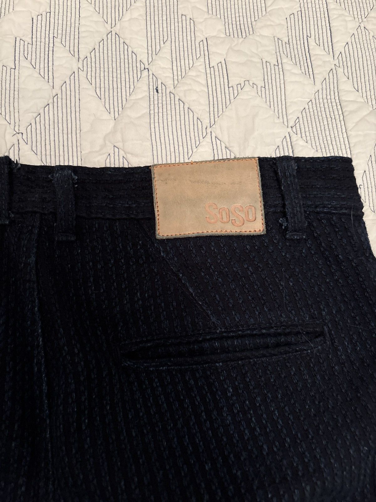 SoSo Custom sashiko trouser Size US 32 / EU 48 - 6 Thumbnail