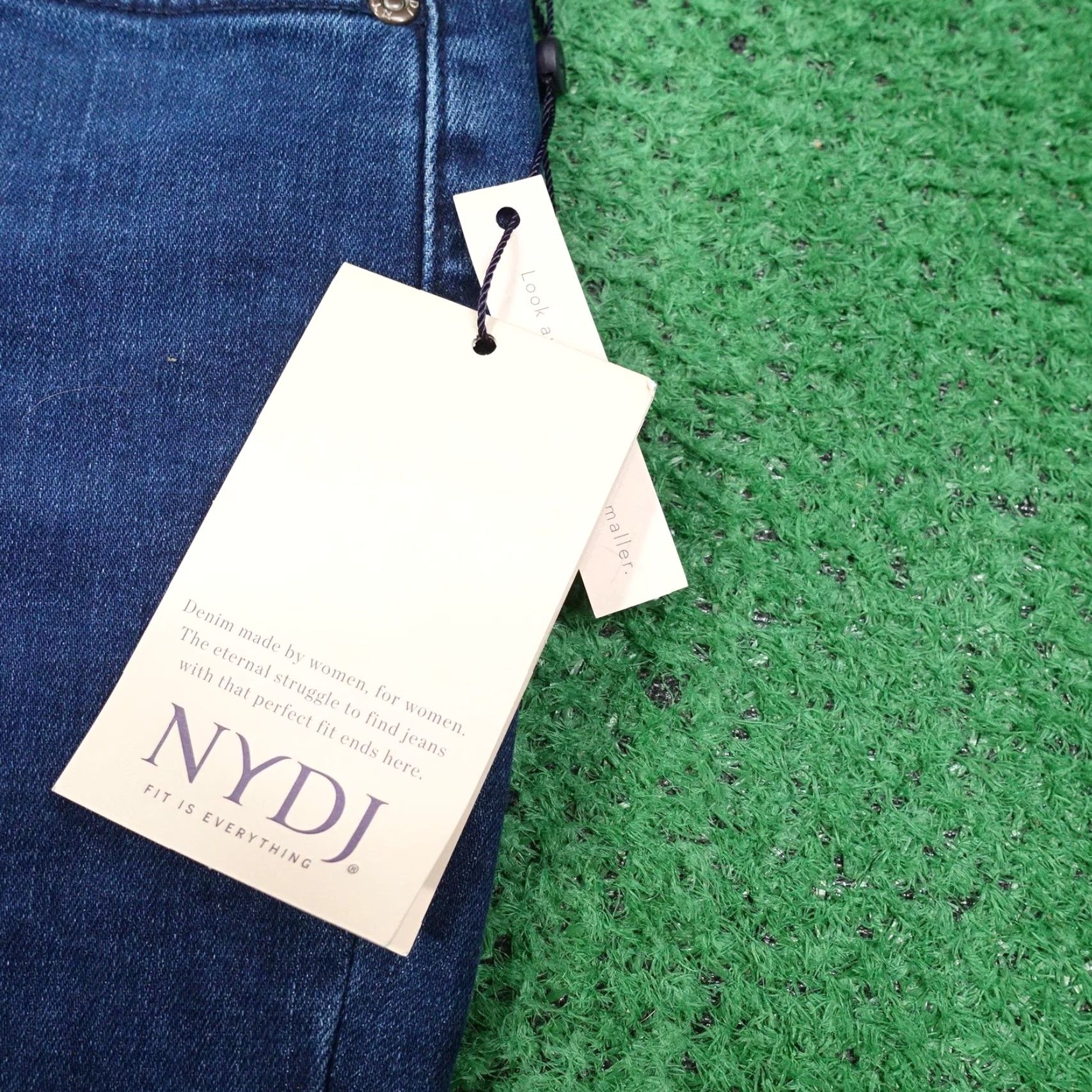 NYDJ NYDJ Jeans Womens 2 Blue Alina Legging LiftxTuck Slim Stretch Dark Denim Size 26" / US 2 / IT 38 - 3 Thumbnail