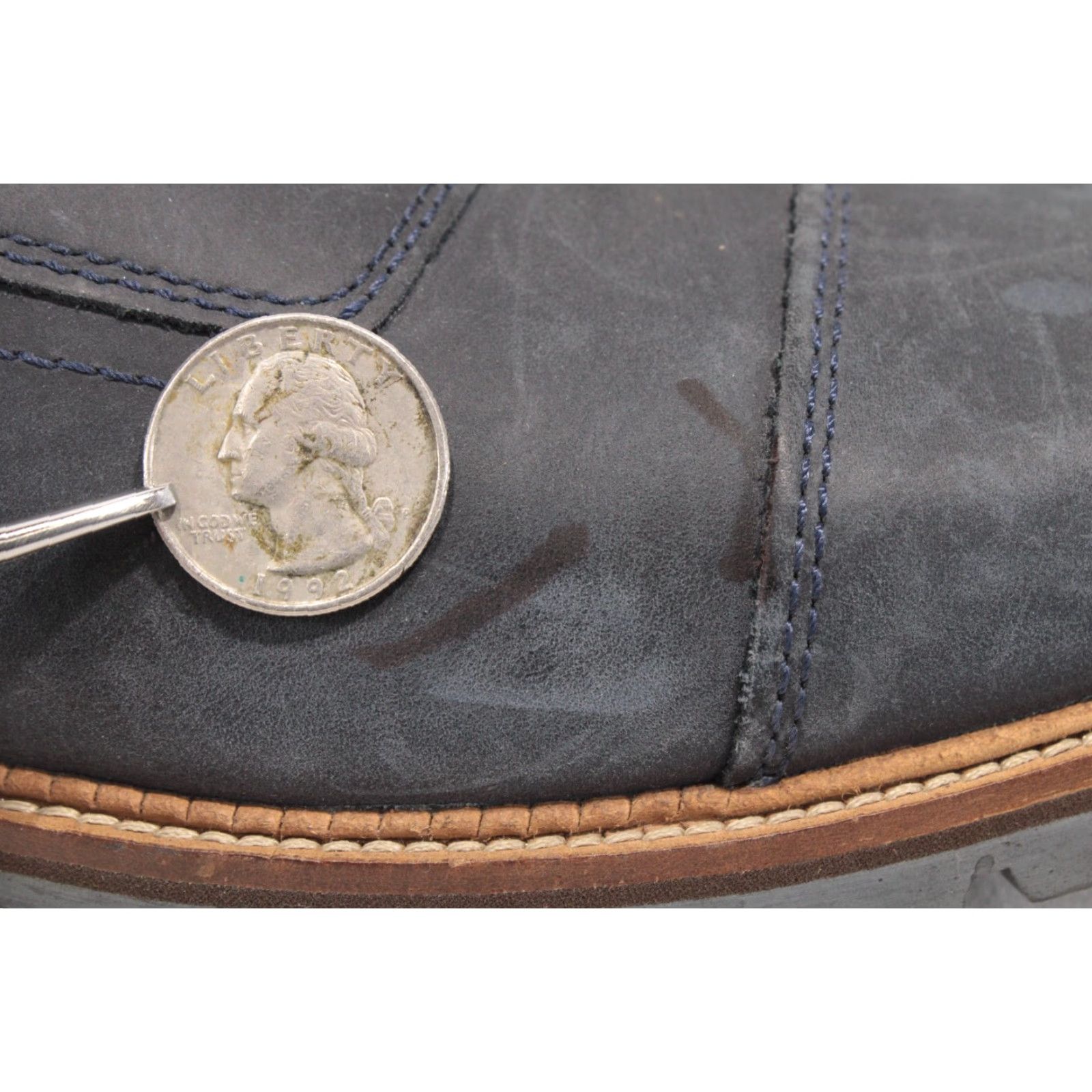 Cole Haan Cole Haan Grand 360 Richardson Blue Leather Cap Toe Oxfords Mens 9.5 M Size ONE SIZE - 2 Thumbnail