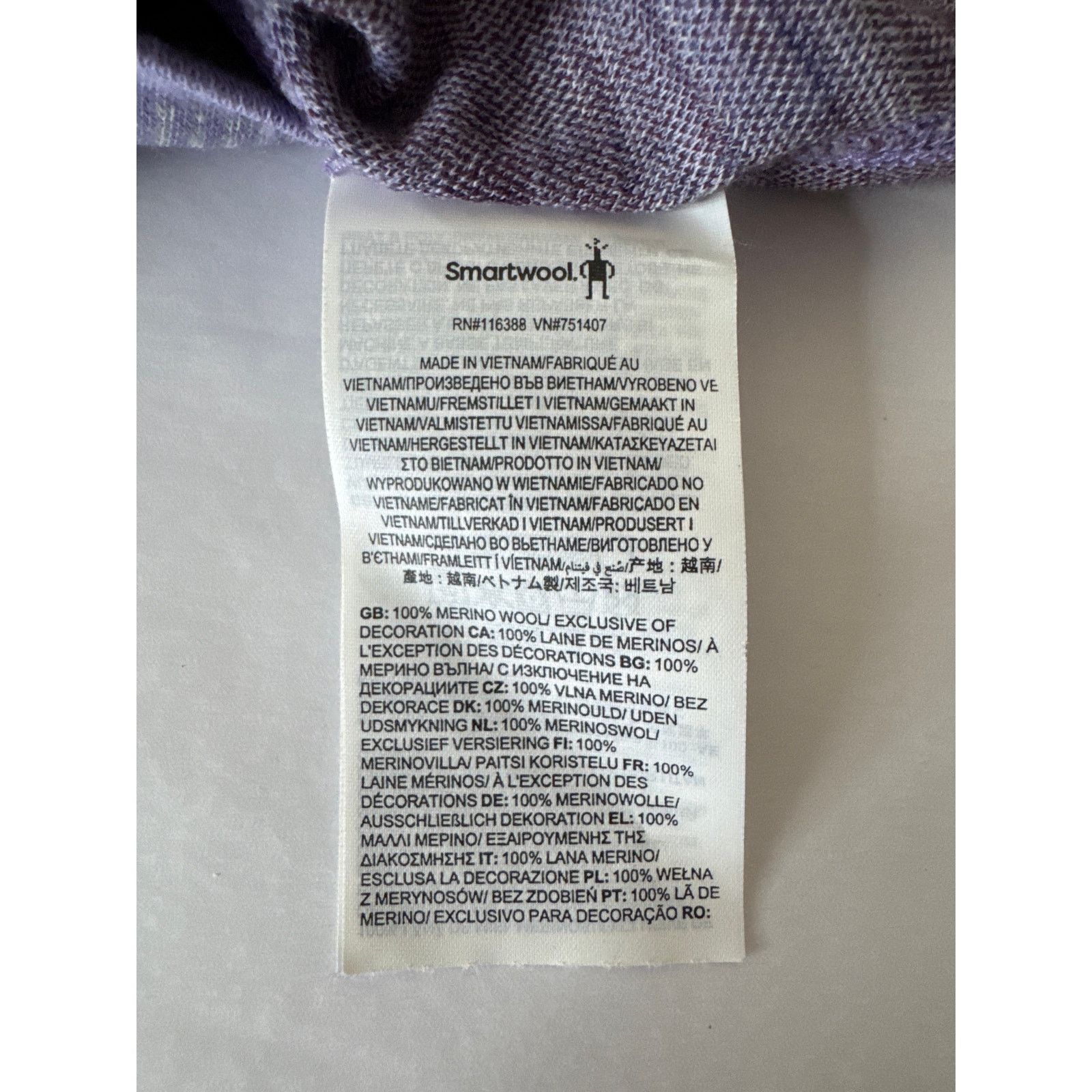 Smartwool SMARTWOOL Classic Thermal Merino Crew Base Layer Top Purple Size XS / US 0-2 / IT 36-38 - 8 Thumbnail