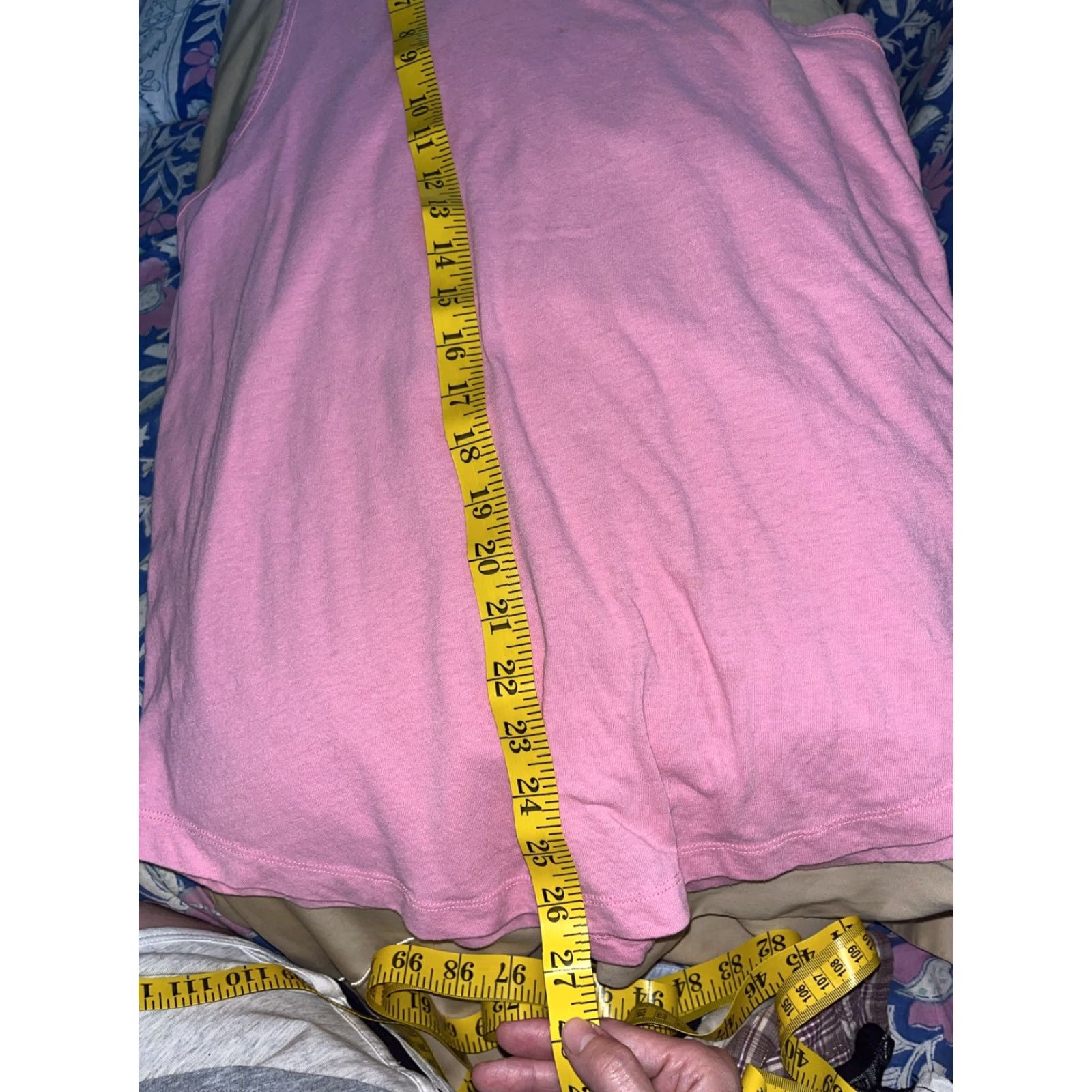 J.Crew J.CREW Women’s XS Pink Oversized Tank Top Style AK522 Size XS / US 0-2 / IT 36-38 - 8 Thumbnail