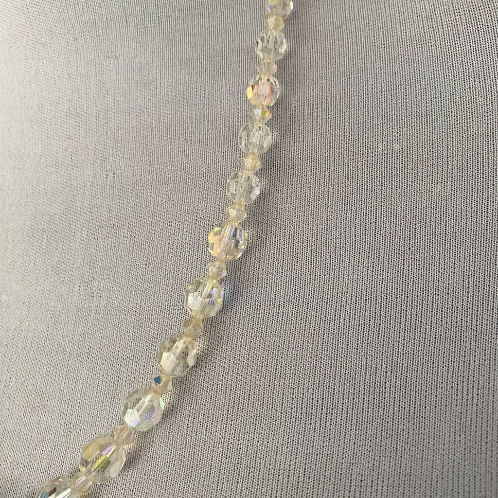 Jewelry Jewelry necklace earrings and bracelet set Iridescent clear Size ONE SIZE - 2 Thumbnail