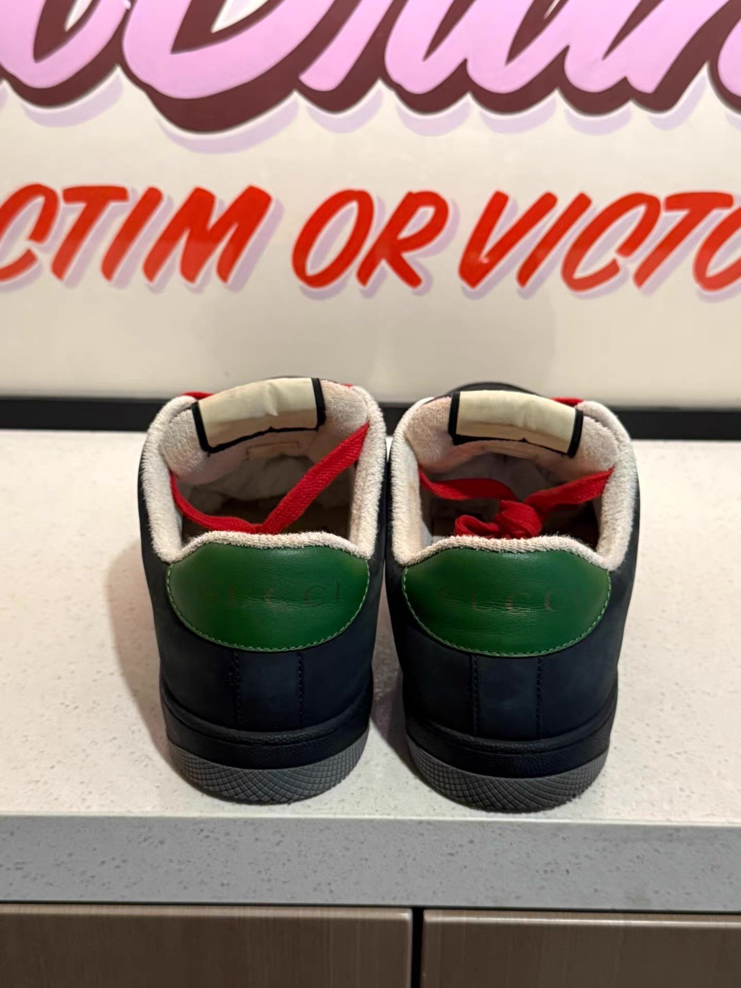Gucci GUCCI Screener GG Enamel Suede Sneakers Ｑ20 Size US 8 / EU 41 - 3 Thumbnail