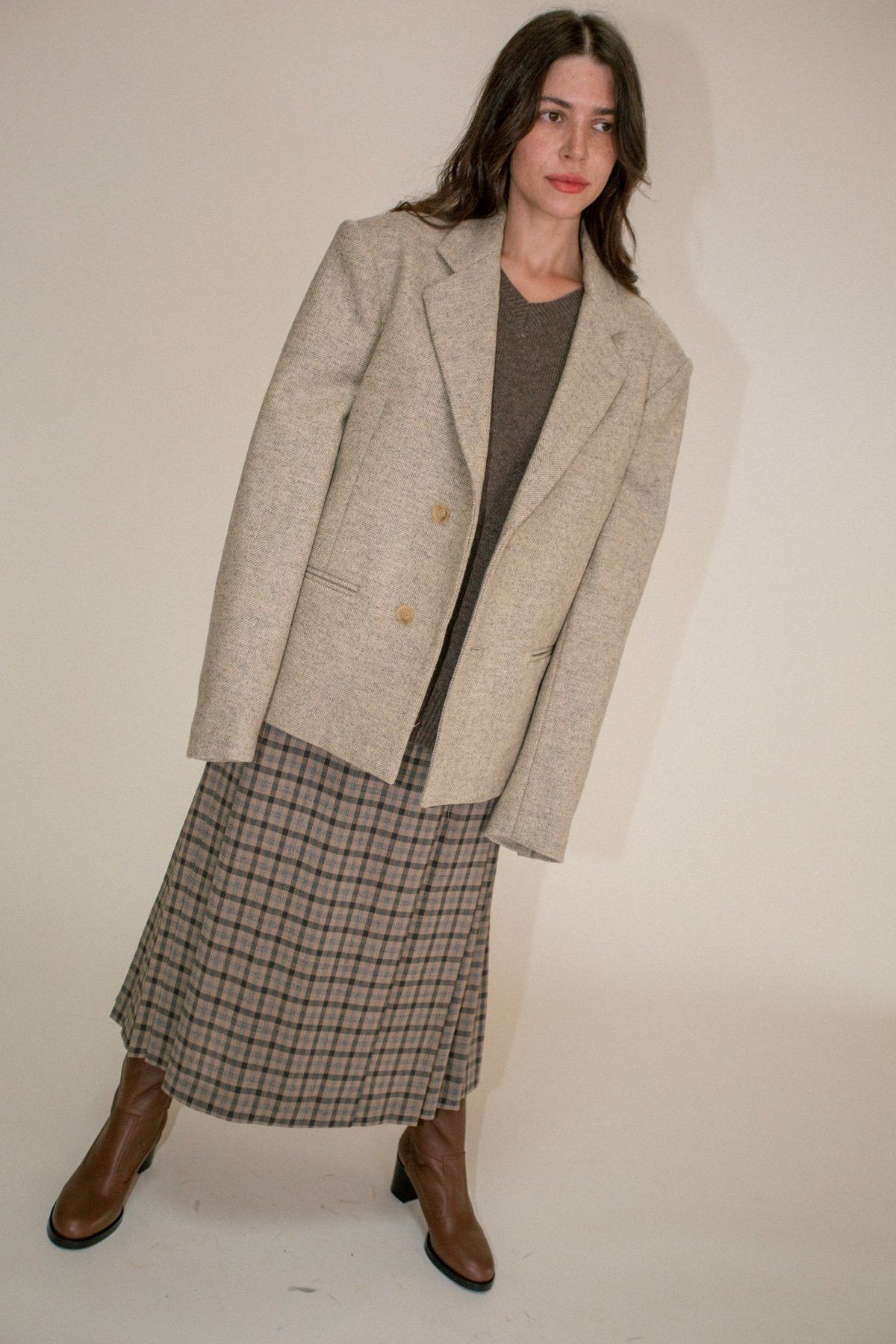 Maryam Nassir Zadeh Beacon Blazer Tweed | Grailed