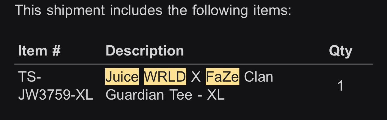999 Club × FaZe Faze Juice Wrld Tee Size US XL / EU 56 / 4 - 3 Thumbnail