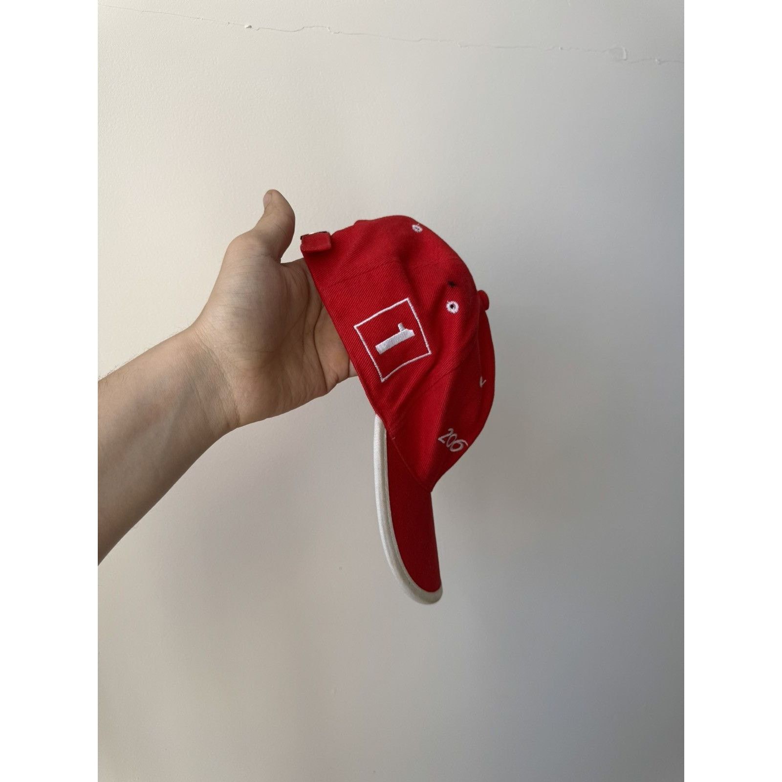 Formula 1 Vintage Peugeot 206 Red Cap Snapback Racing Size ONE SIZE - 5 Thumbnail