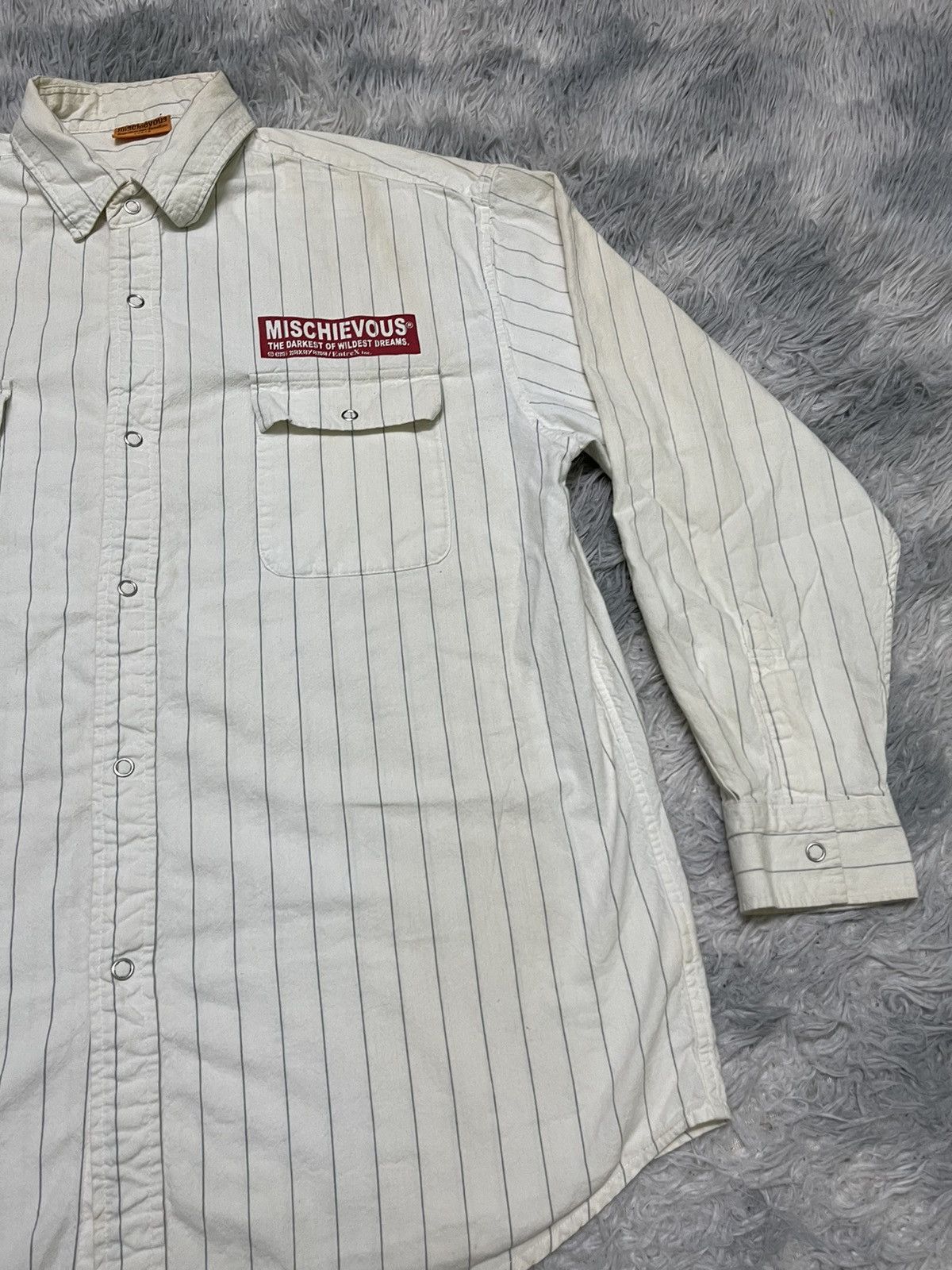 Anime 2000s MISCHIEVOUS EMI NAXAYAMA BUTTON UP RARE Size US L / EU 52-54 / 3 - 5 Thumbnail