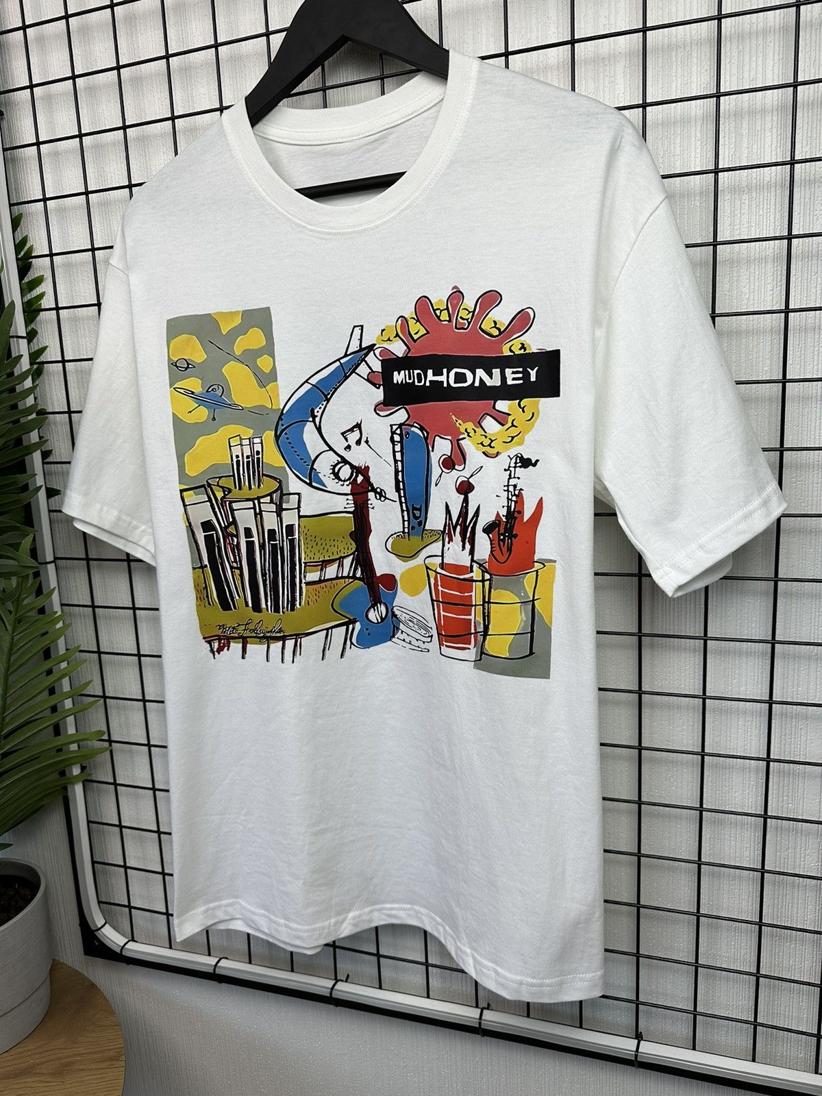 Band Tees × Vintage Mudhoney Rocket TShirt Band tee Men White L Size US L / EU 52-54 / 3 - 2 Thumbnail