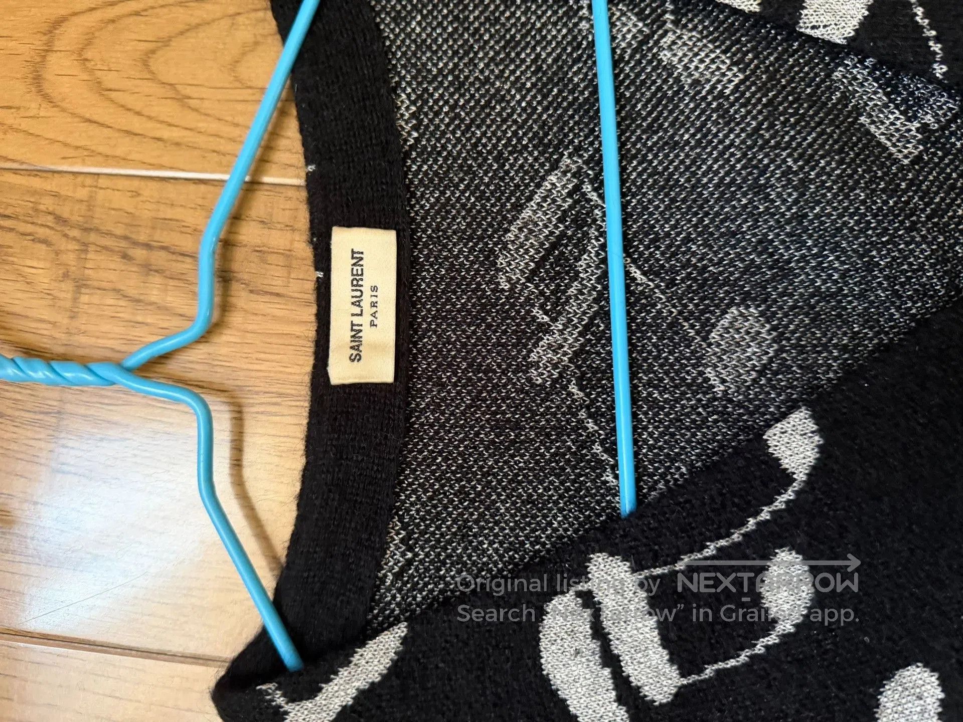 Saint Laurent Paris YSL Black Music Note Cardigan M. Size US M / EU 48-50 / 2 - 4 Thumbnail