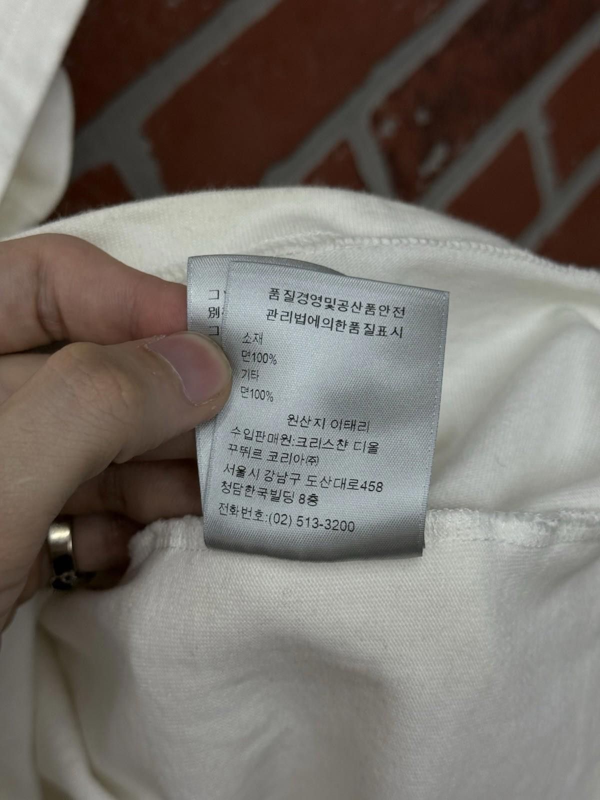 Dior Dior Mens Saddle Zipper Pocket Tee Shirt Size 3XL White Size US XXL / EU 58 / 5 - 12 Thumbnail