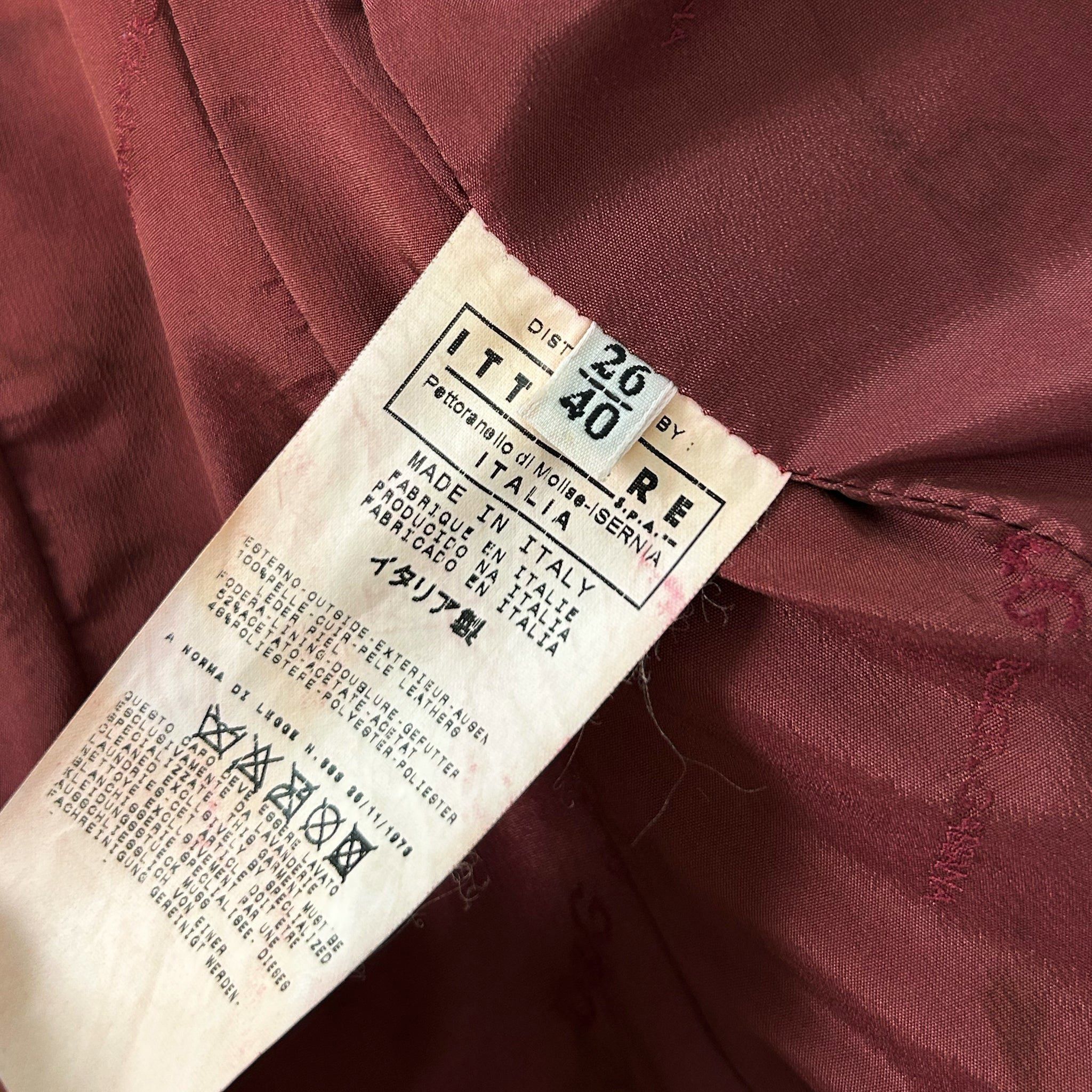 Dolce & Gabbana Dolce & Gabbana Red Leather Jacket Size US M / EU 48-50 / 2 - 7 Thumbnail