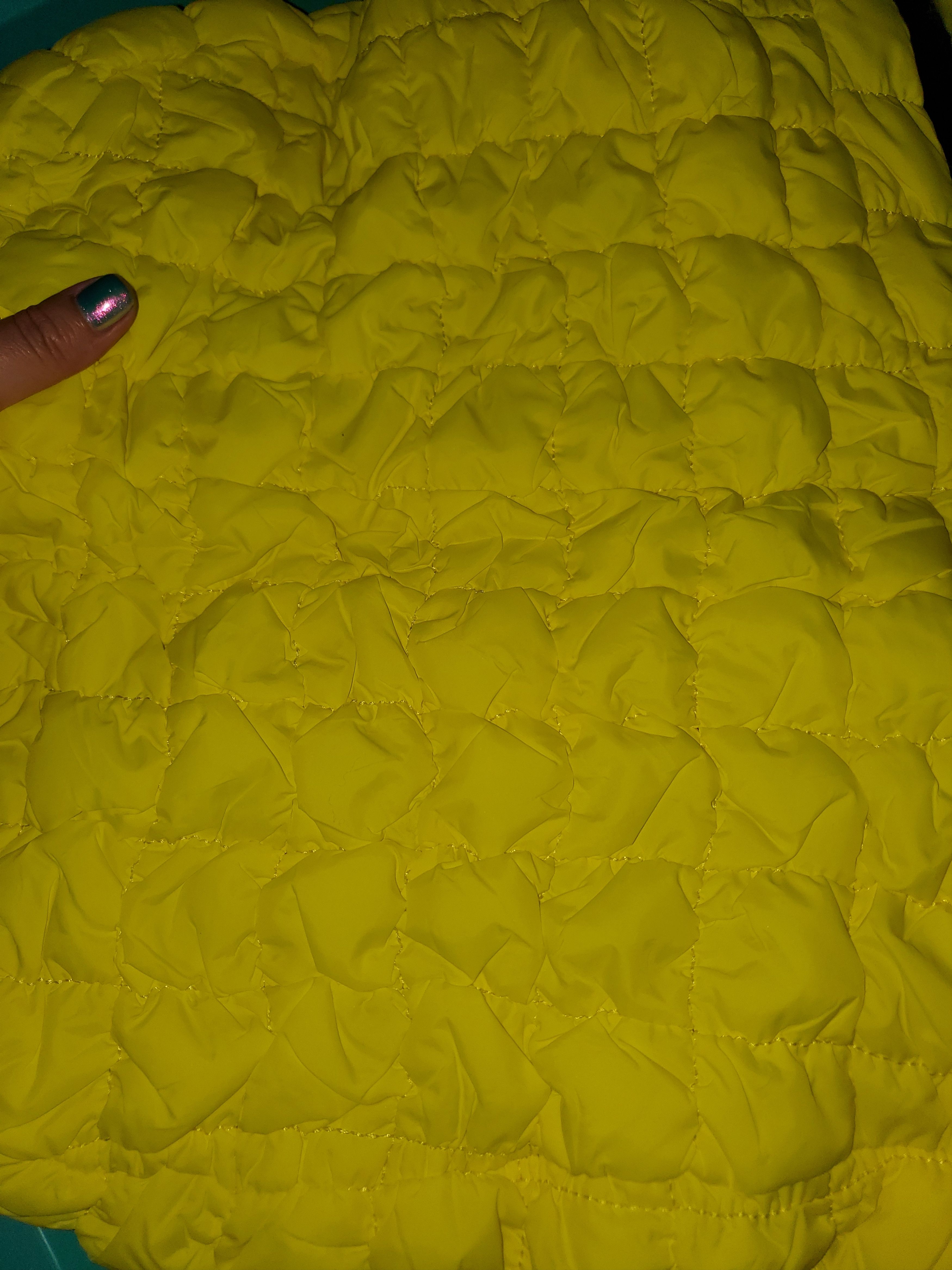 Other Brand new extra large Yellow puffer quilted shoulder bag Size ONE SIZE - 2 Thumbnail