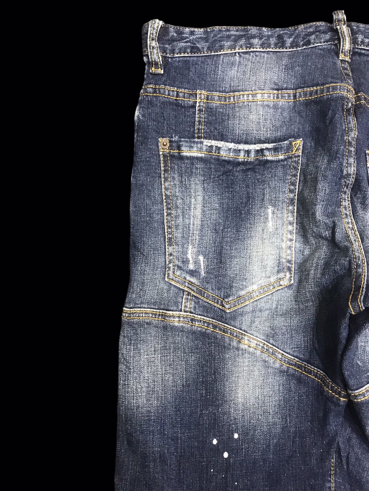 Designer × Dsquared2 × Seditionaries 💥PUNK STYLE💥DSQUARED2 Distressed Painter Denim F149 Size US 33 - 11 Thumbnail